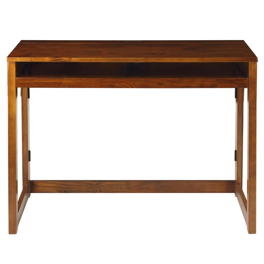Modern Folding Desk with 4 USB Ports
