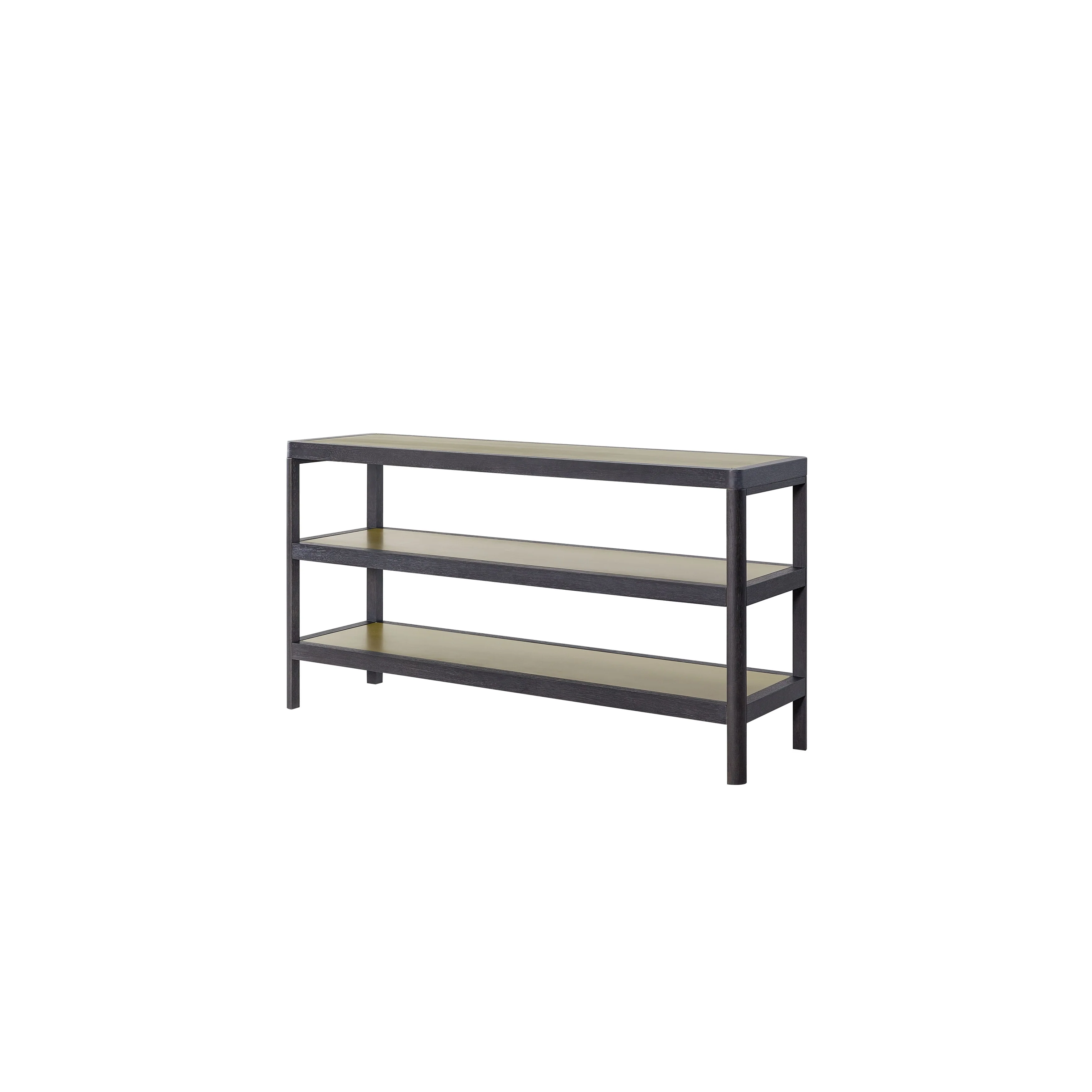 Console Table W/ Metal Insets