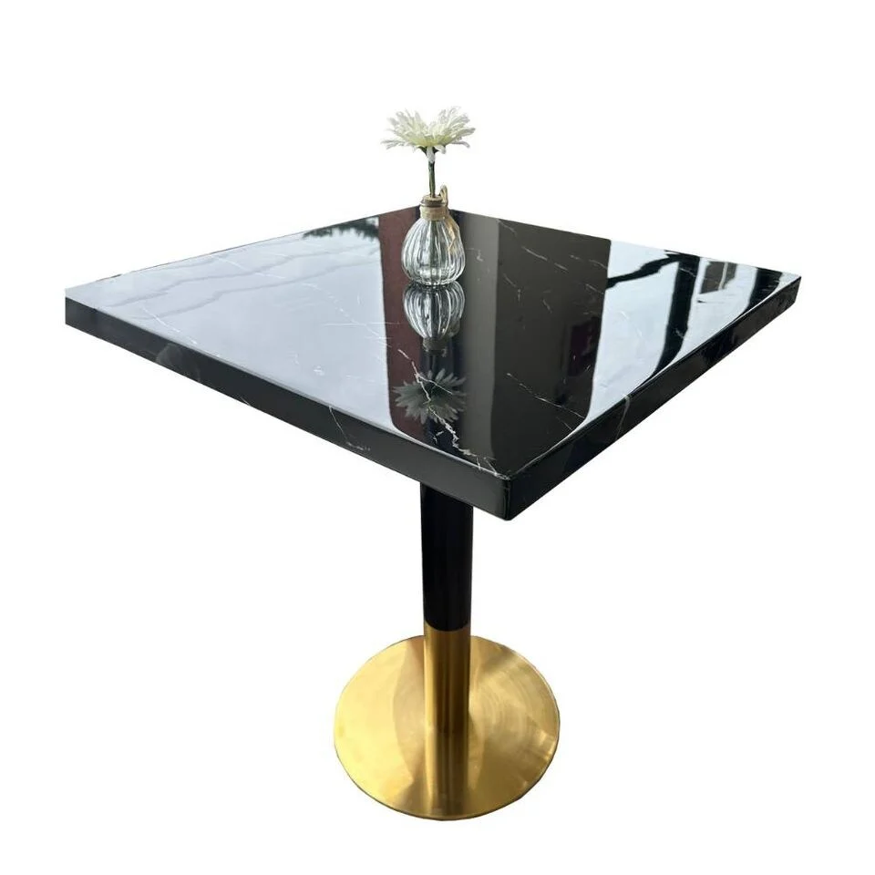 Ruby Square Bar Table (Faux Marble)