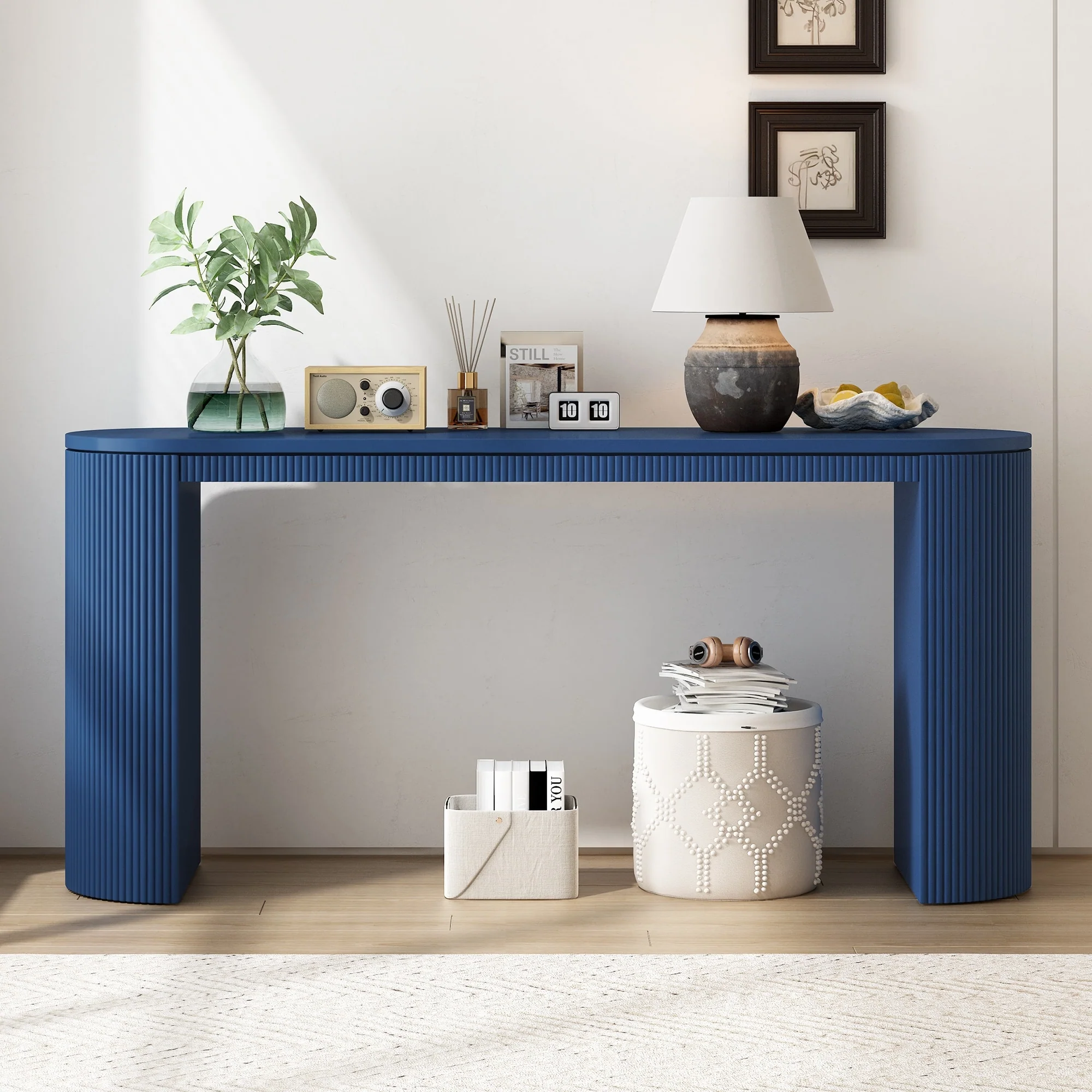 Curved Design Console Table