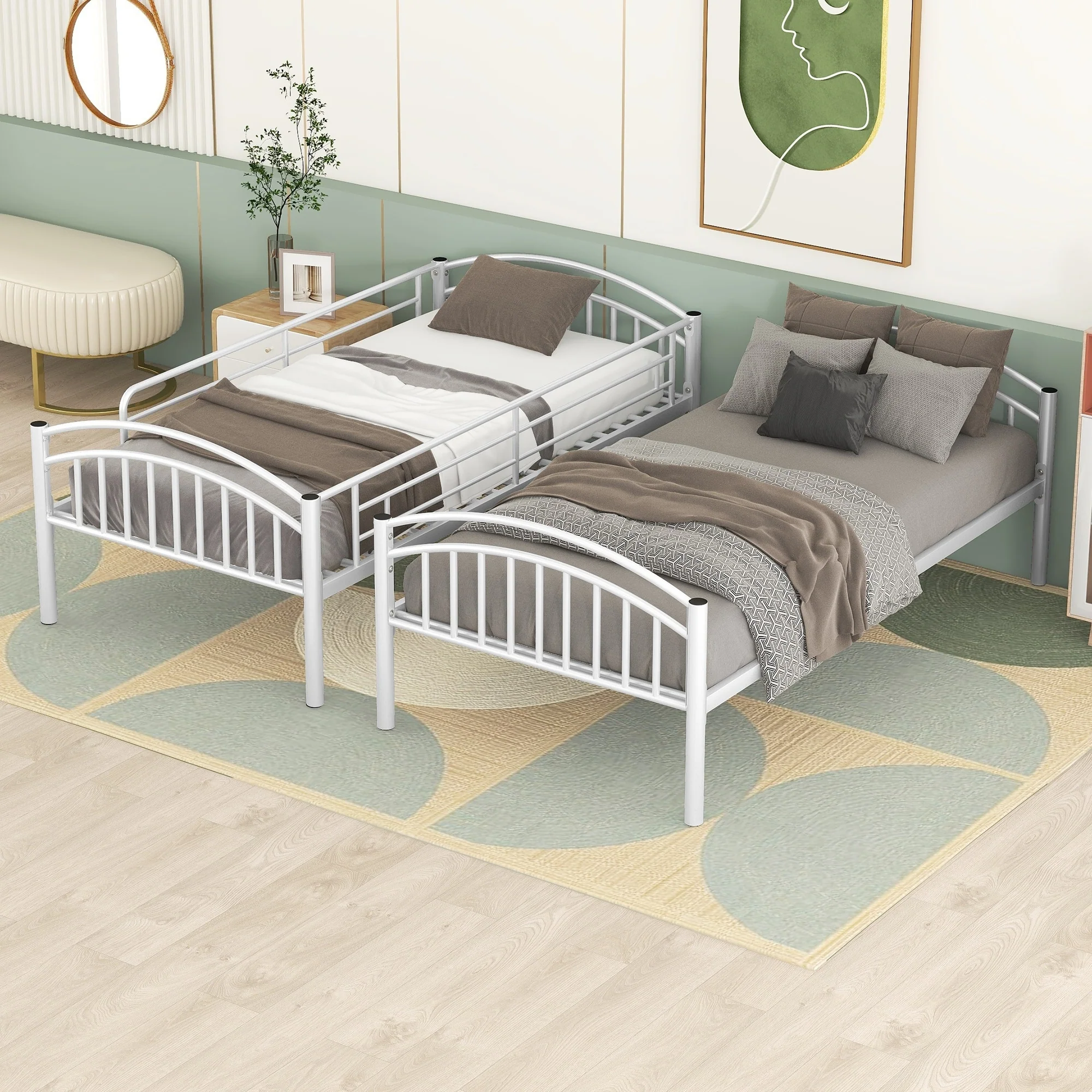 Over Metal Bunk Bed