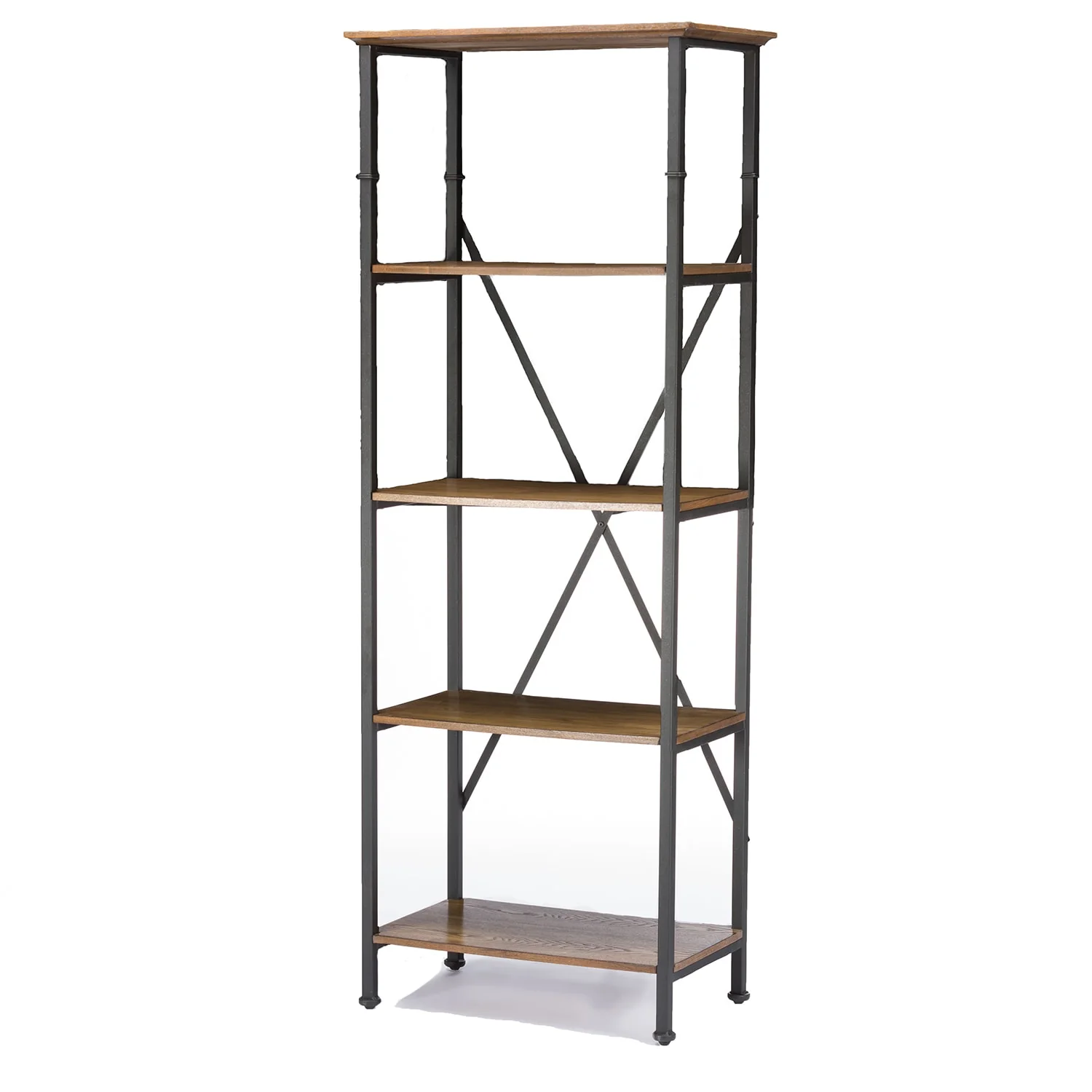Lancashire Wood & Metal Bookcase