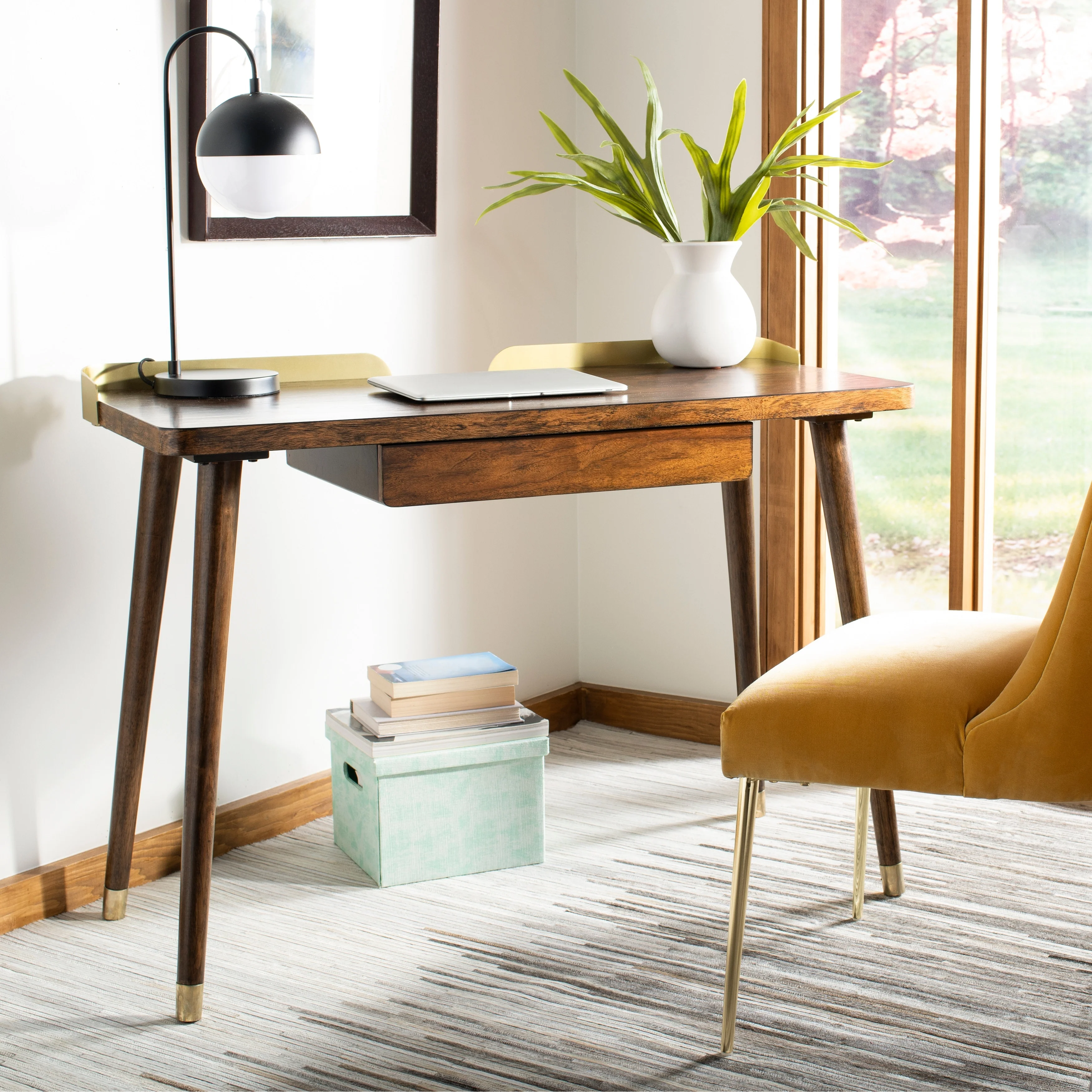 SAFAVIEH Lilyan Single Drawer Desk