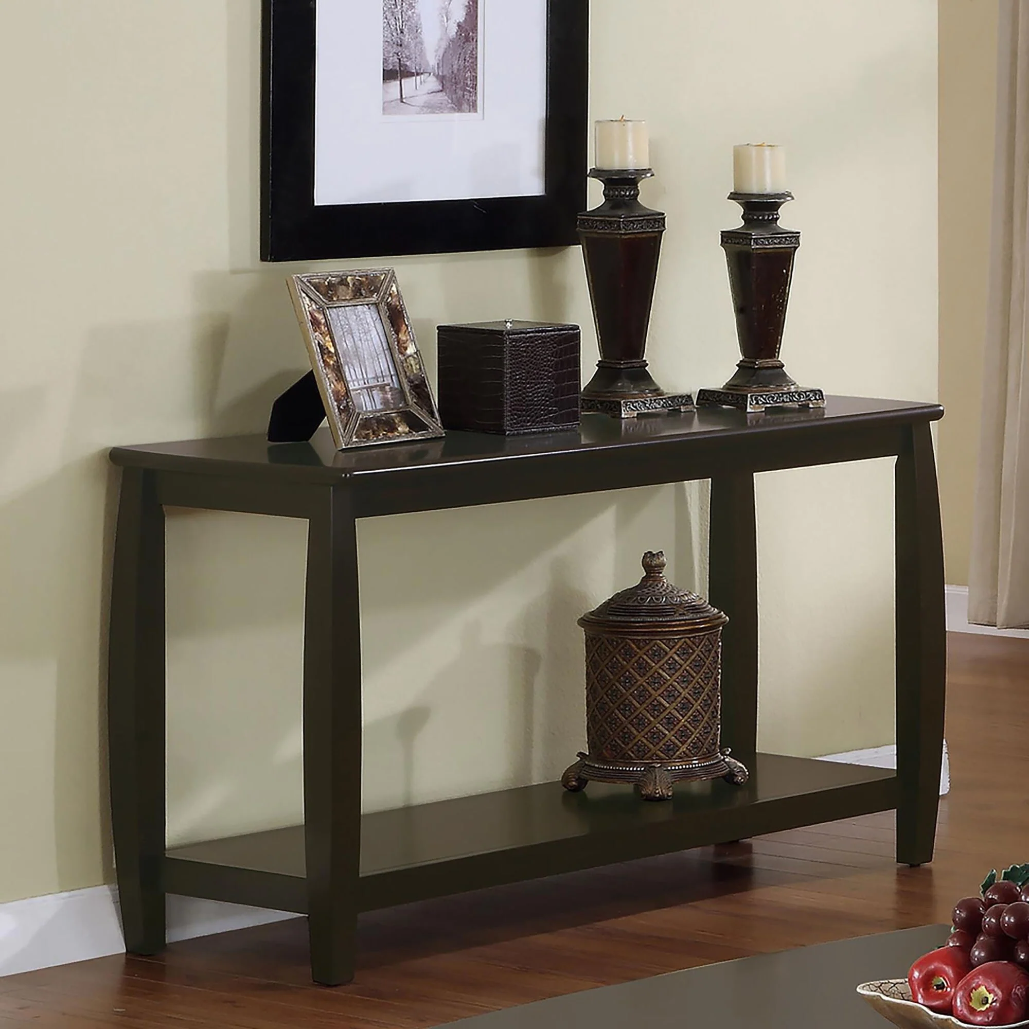 Cappuccino Rectangular Sofa Table