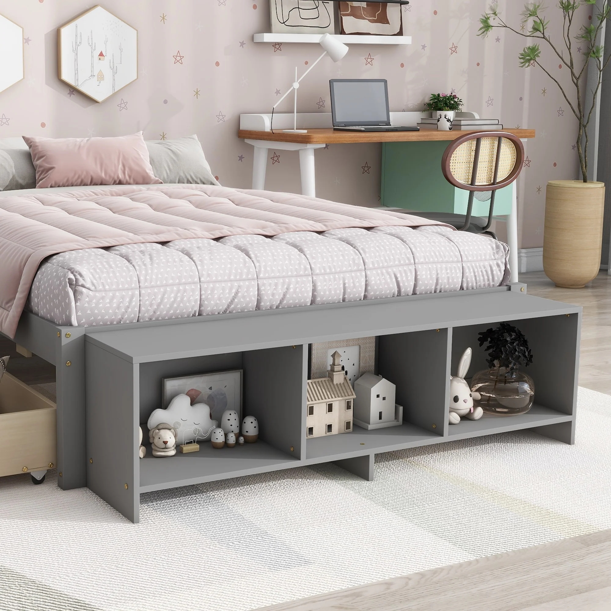 Bed with Storage Case