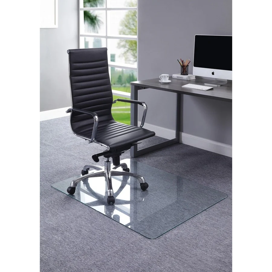 Lorell Tempered Glass Chairmat - 36