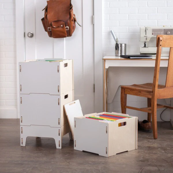 Modern Wooden File Cabinet