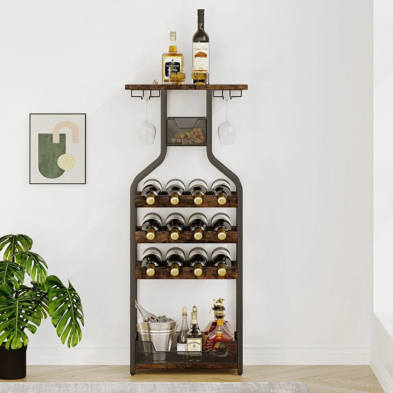 Special shaped wine rack