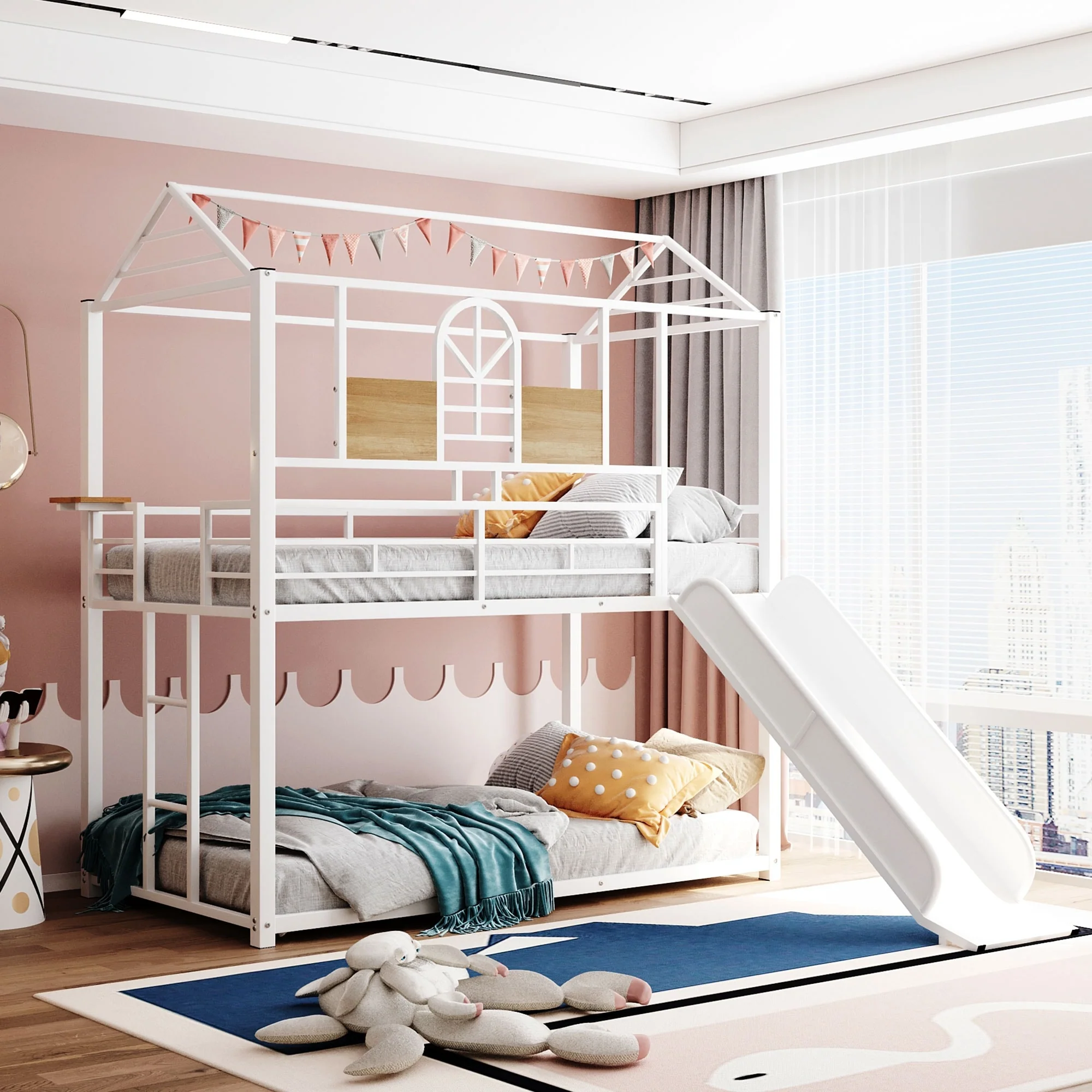 Over Metal Bunk Bed