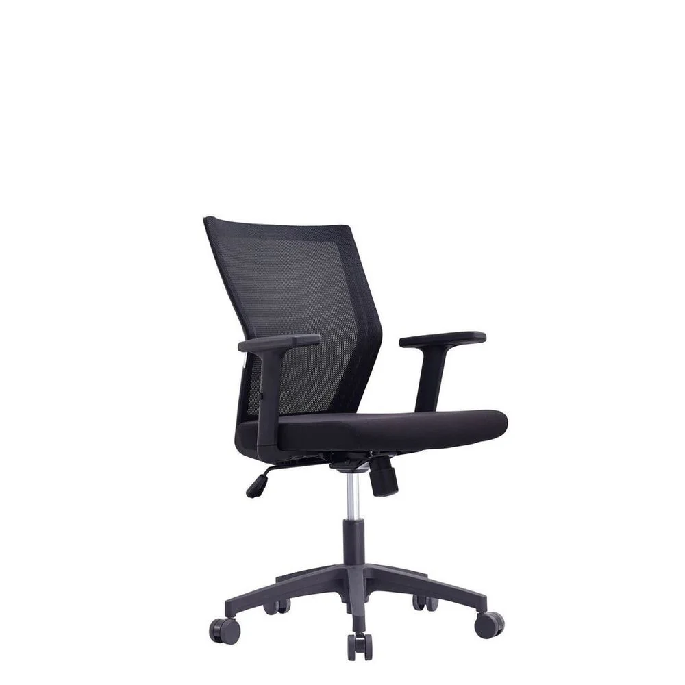 Zack Black Low Back Office Chair