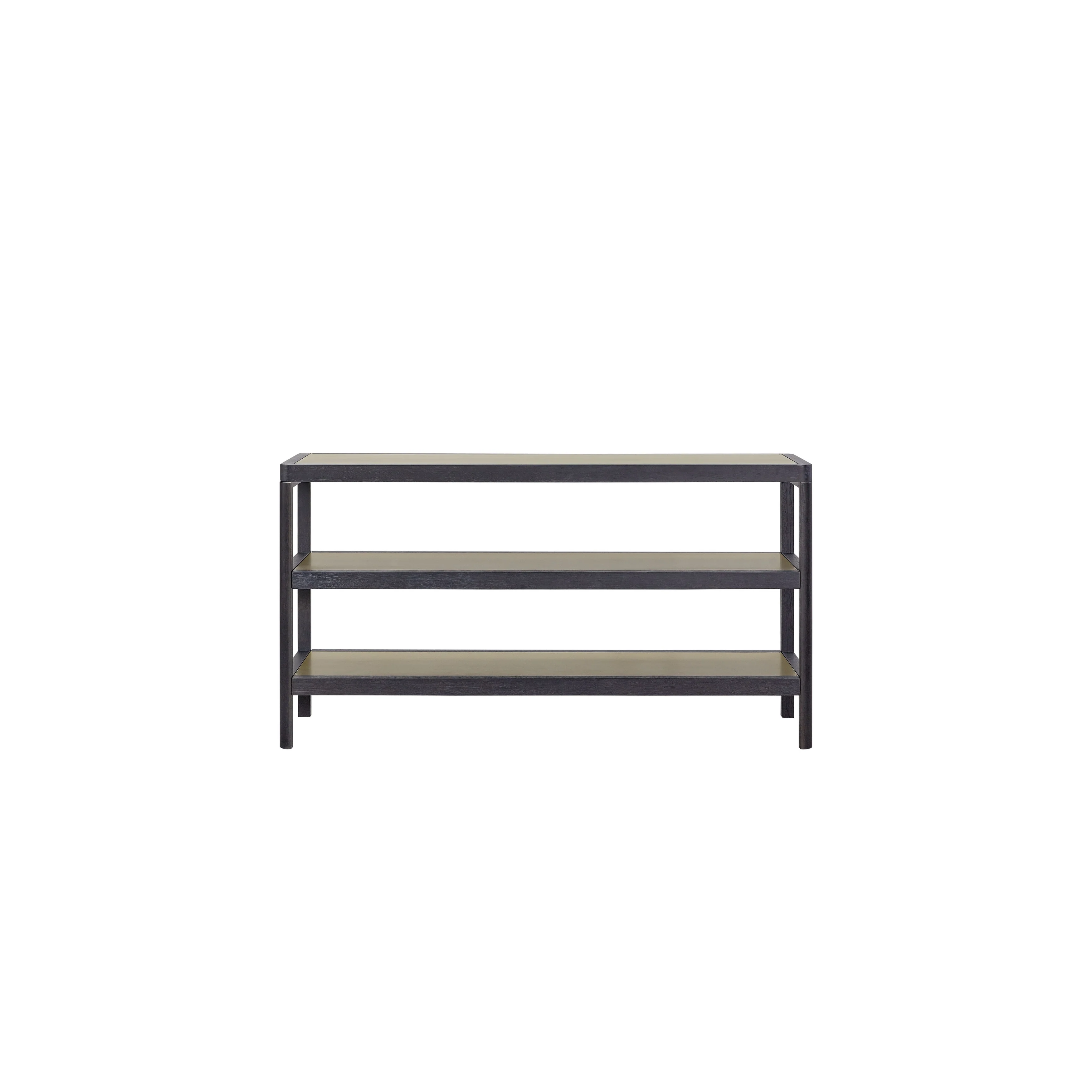 Console Table W/ Metal Insets