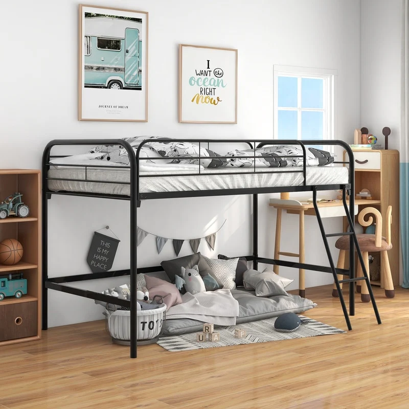 Metal Twin Loft Bed