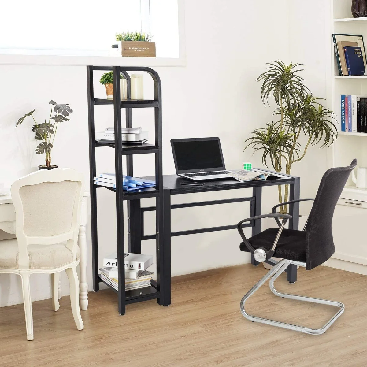 Computer Desk Carbon Steel, Black