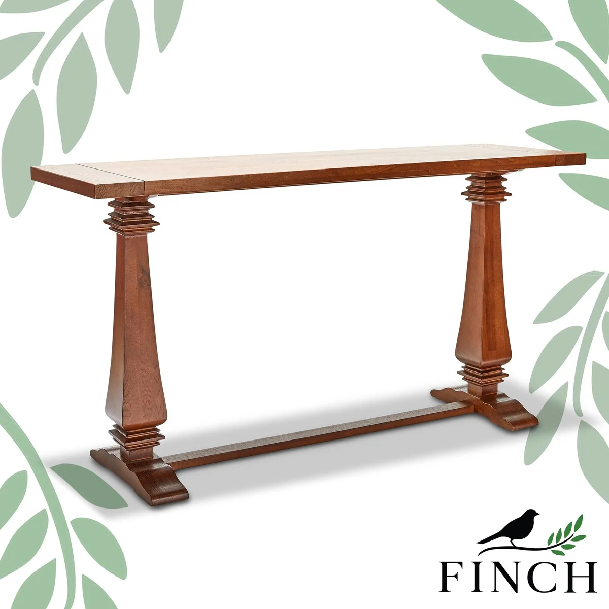Finch Amos Console Table, Brown