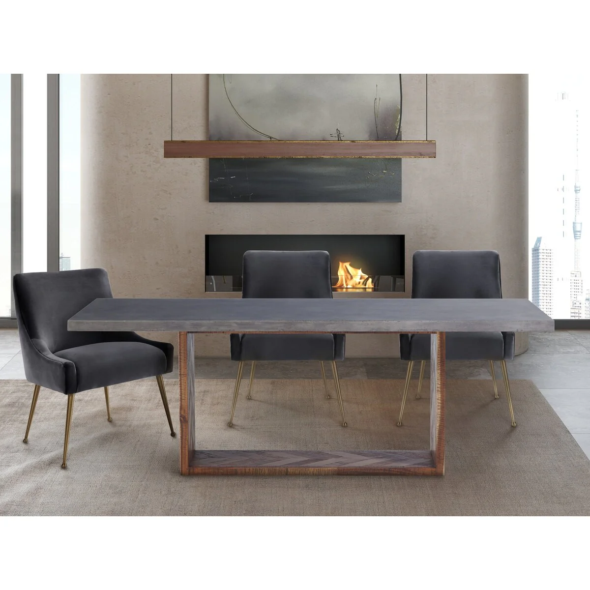 Wyckoff Mixed Console Table