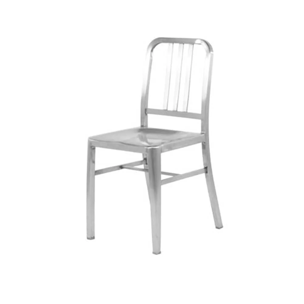 Navy Stainless Steel Chair (Set of 4)