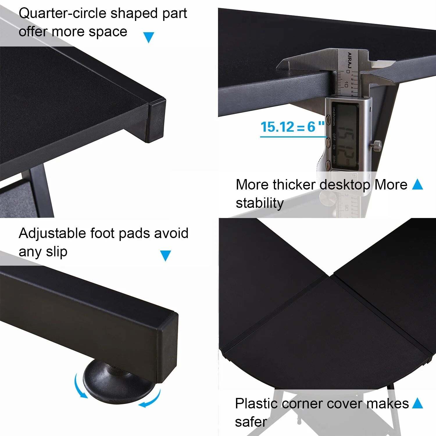 Gaming L Shaped Desk