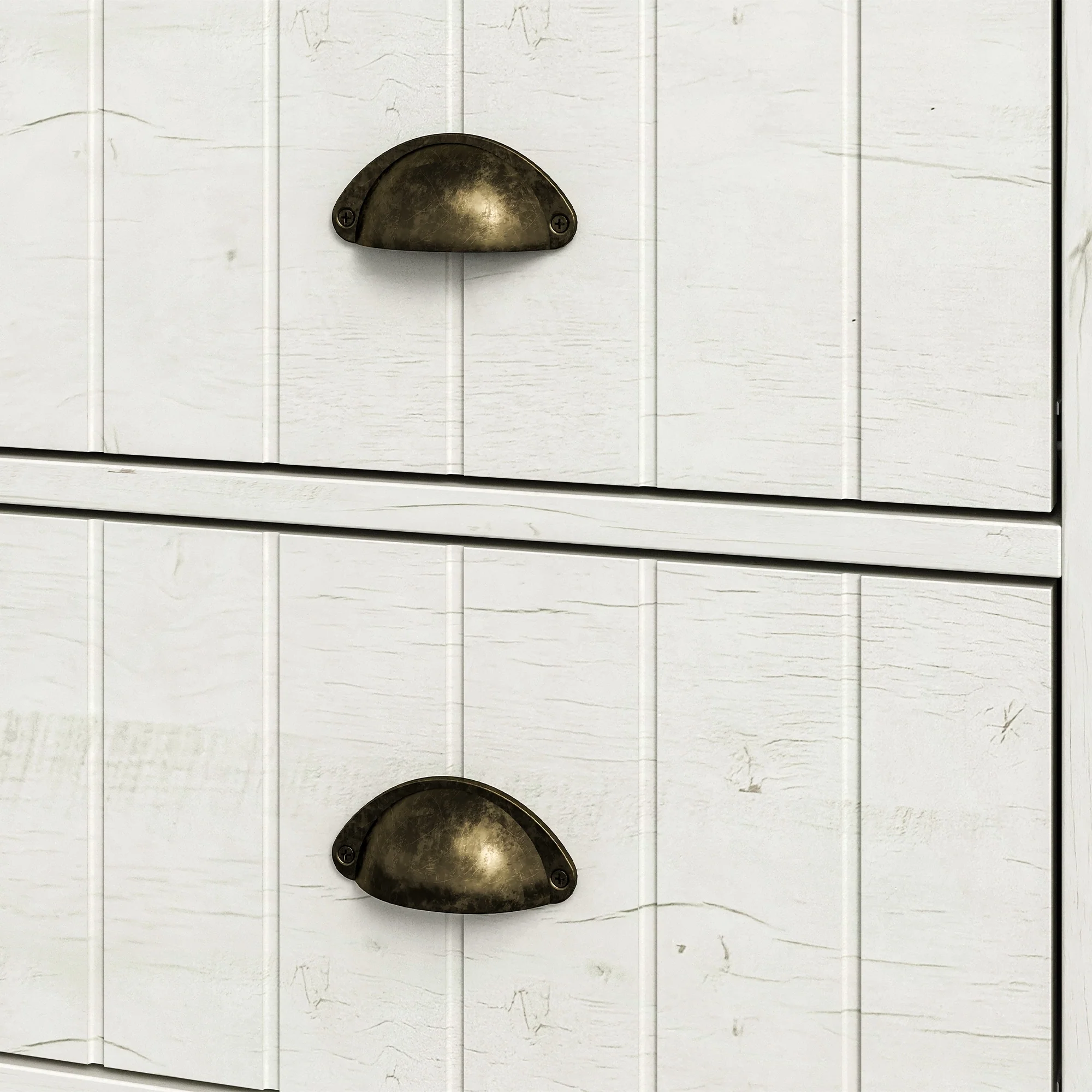 2-Piece 4-Drawer Dresser for Bedroom