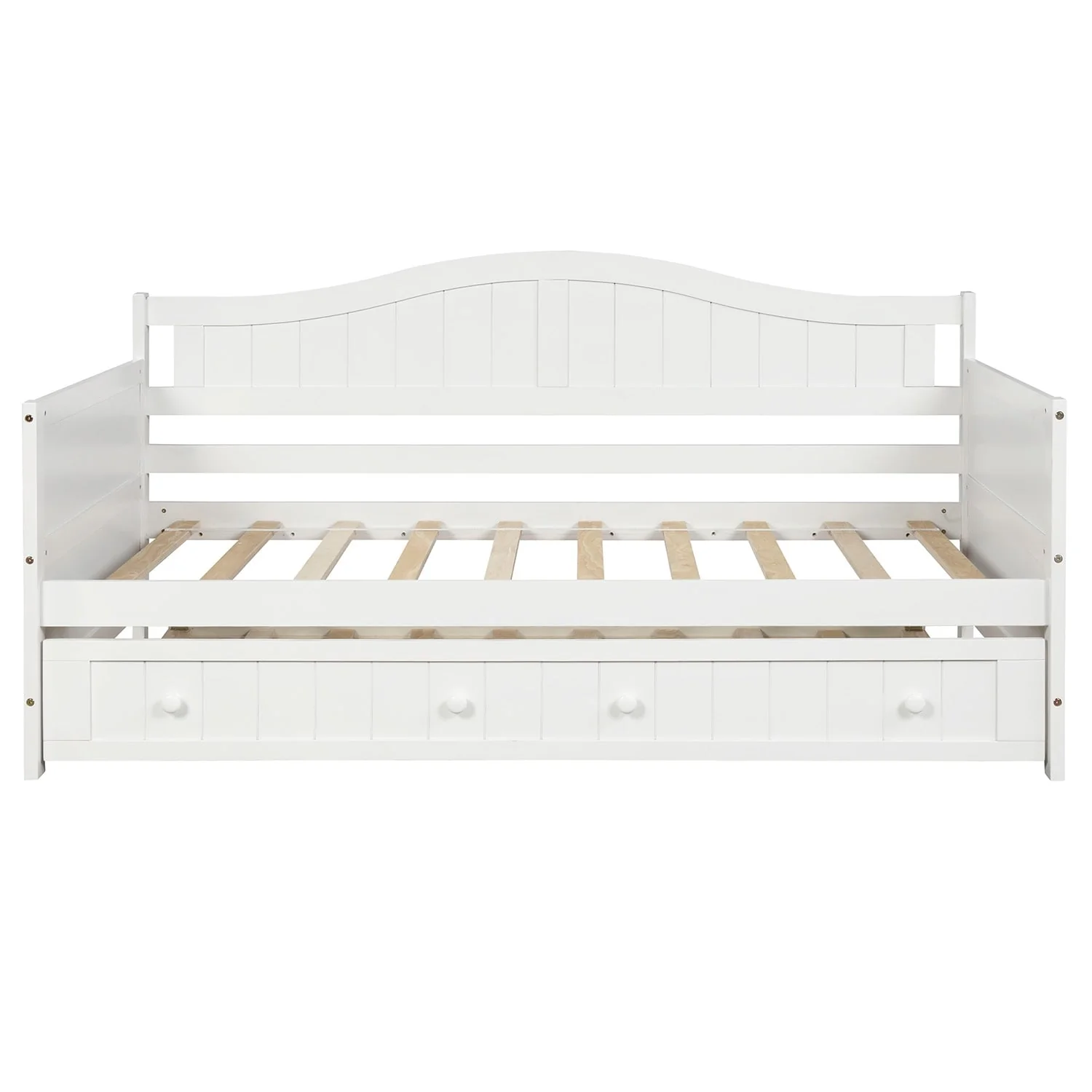 Wooden Daybed with Trundle Bed
