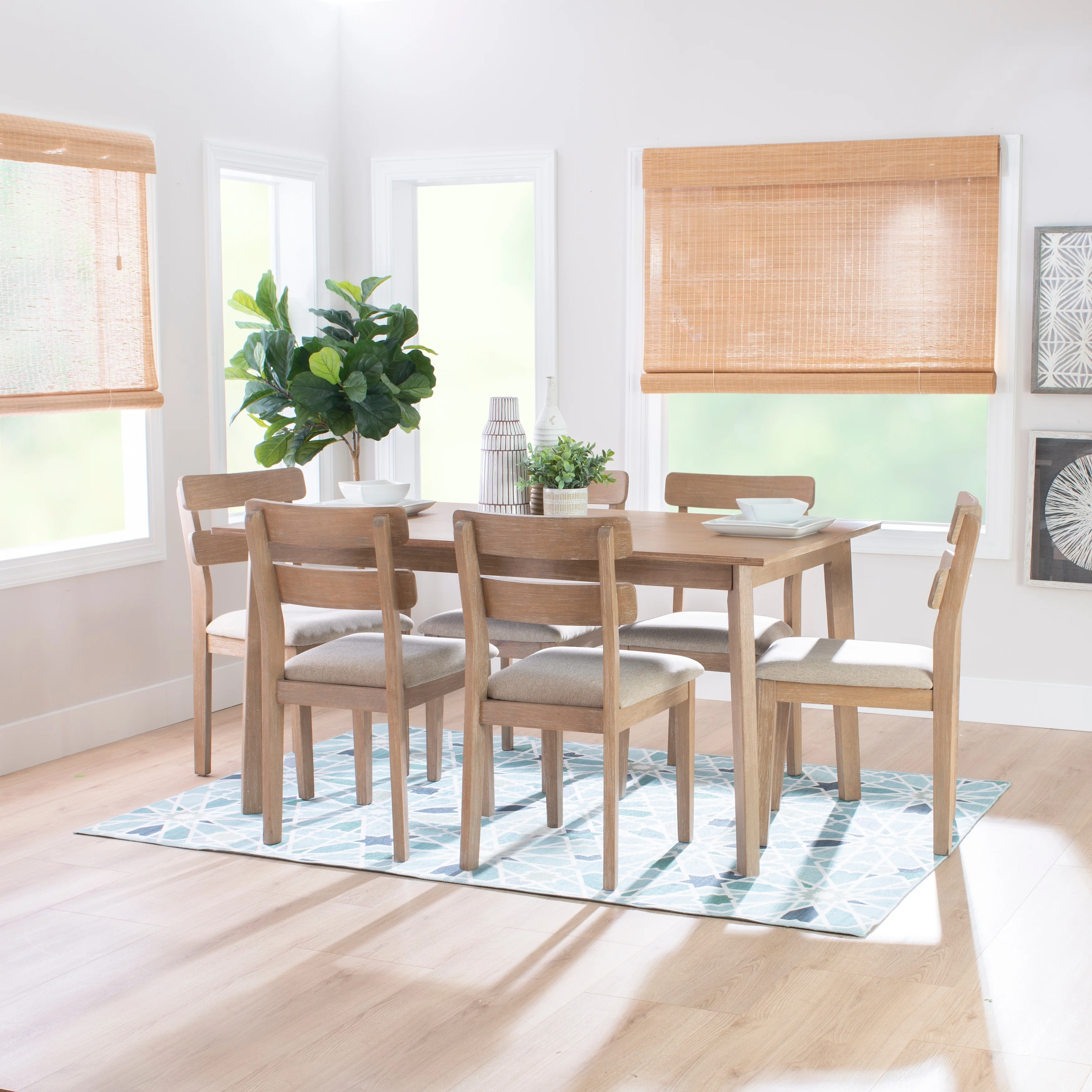 Dolan Mid Century 7 Piece Dining Set