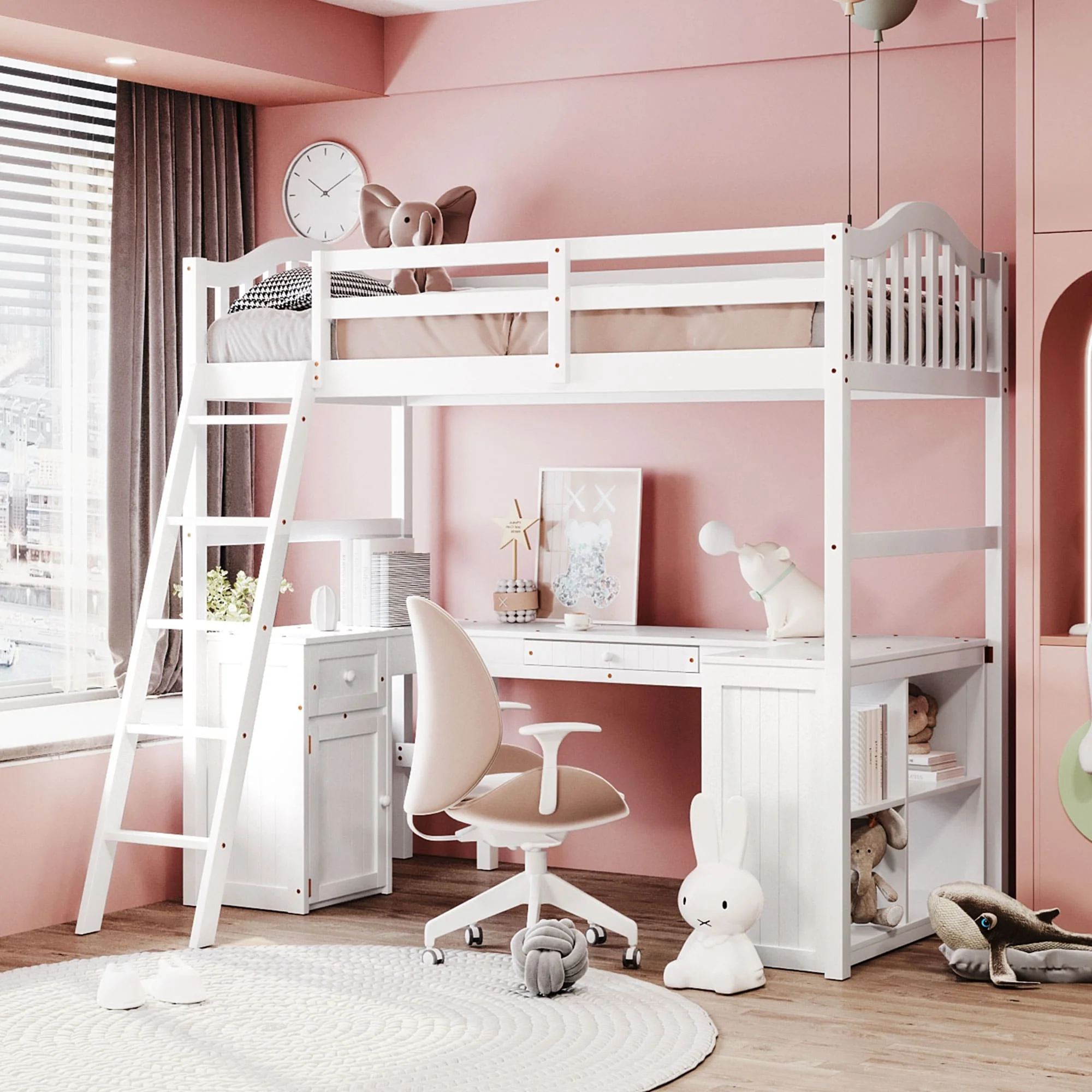 Loft Bed with Drawers