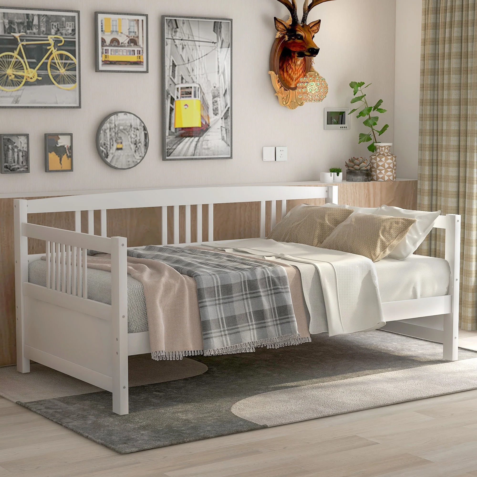 Modern Solid Wood Daybed
