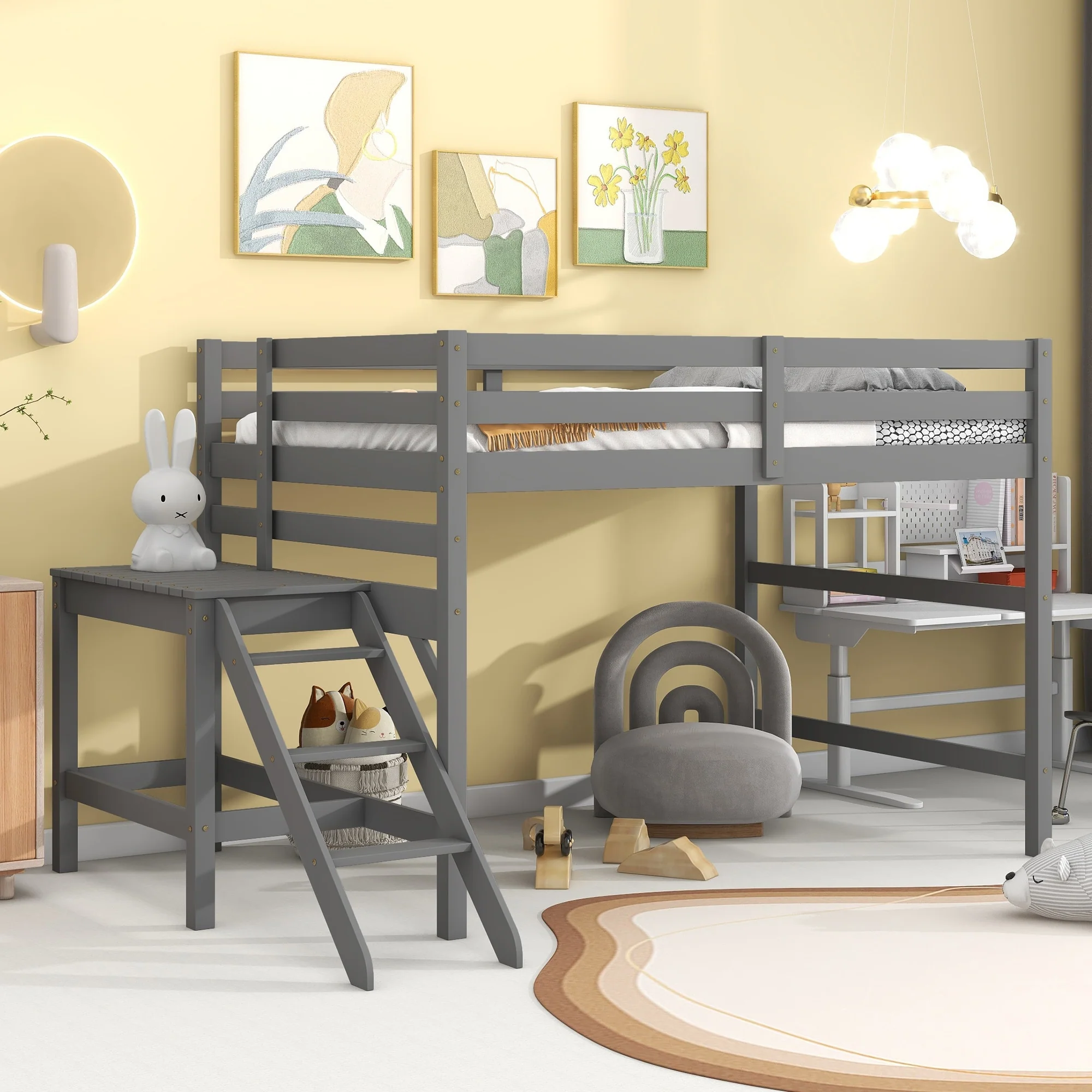 Loft Bed with Platform