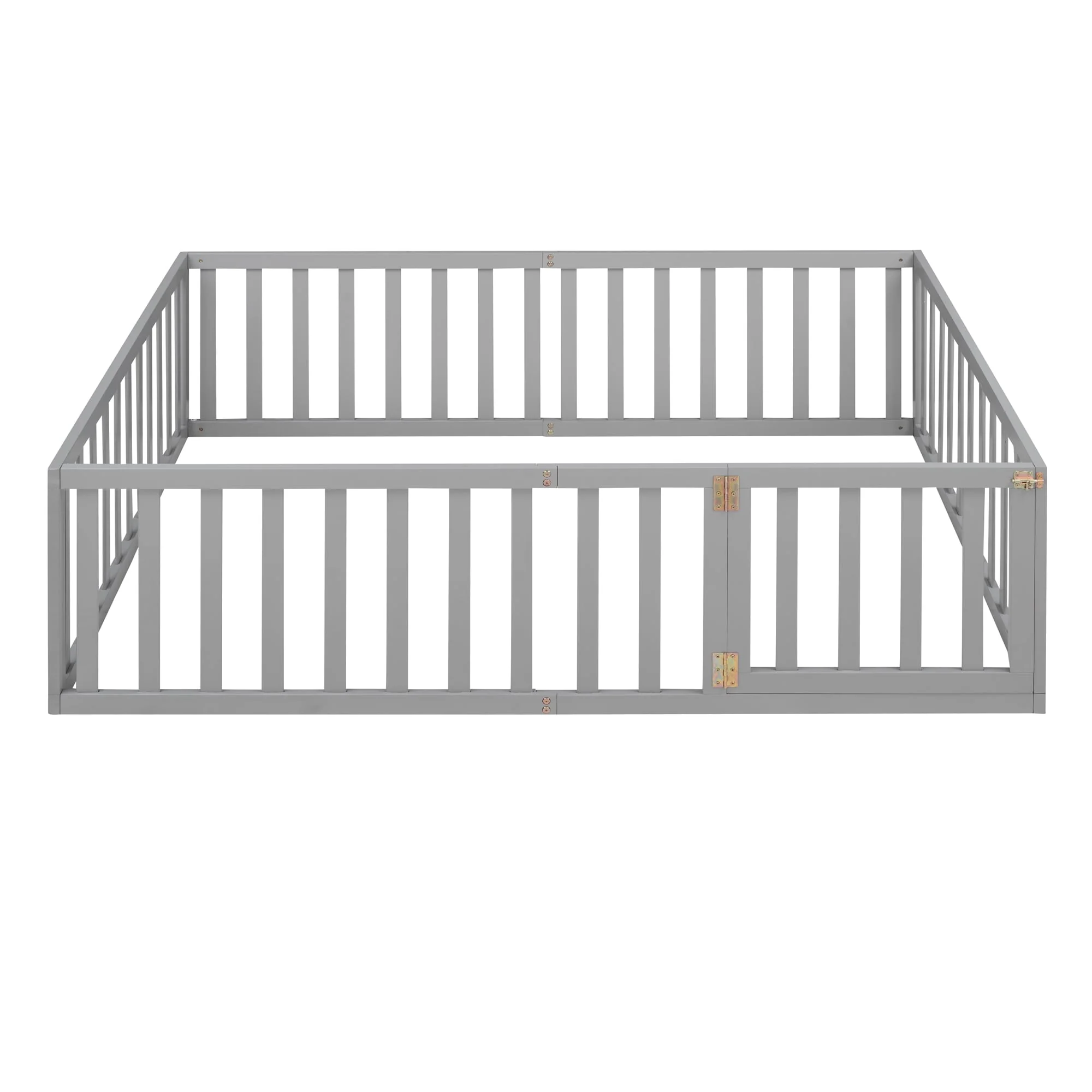 Wood Daybed Frame with Fence