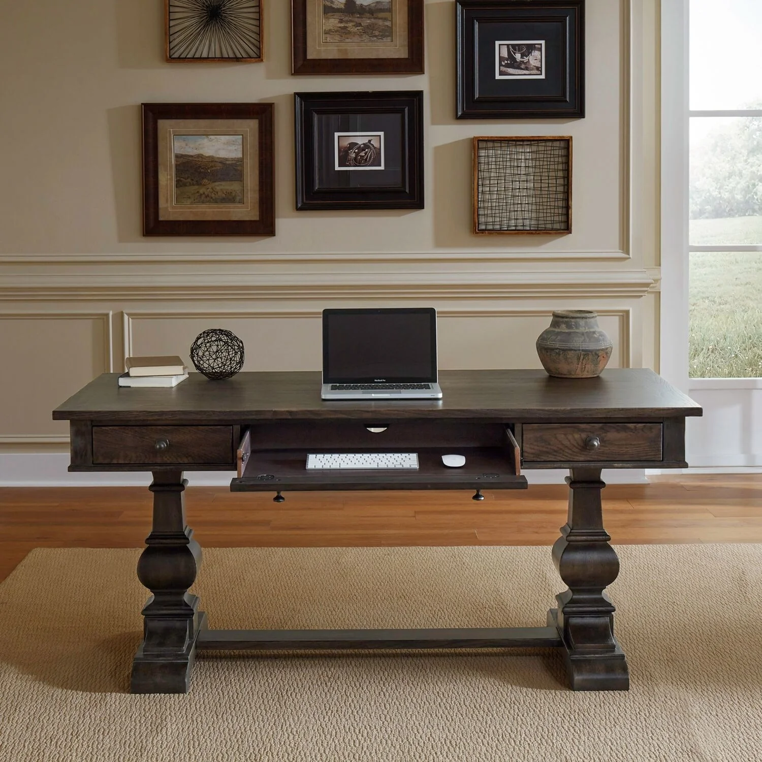 Paradise Valley Saddle Brown Writing Desk