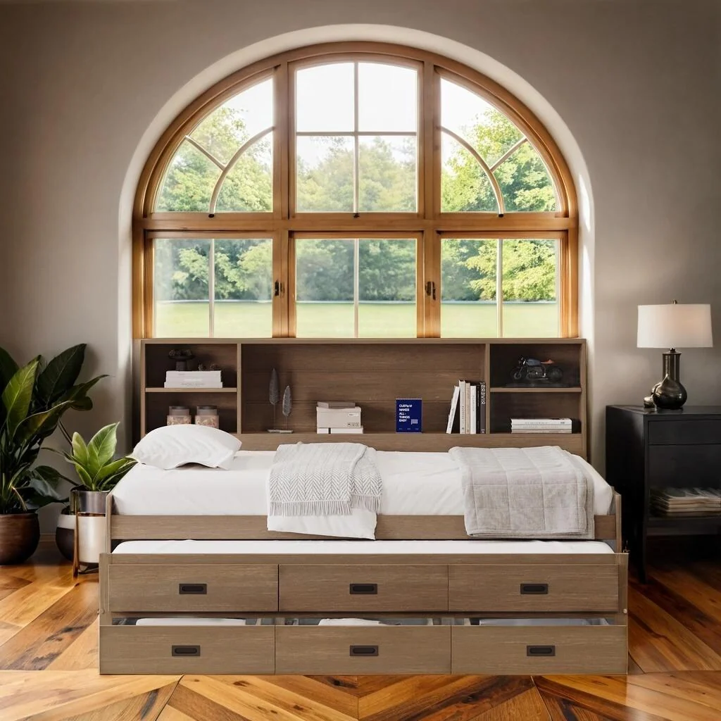 Full Captain Daybed with Trundle & Storage