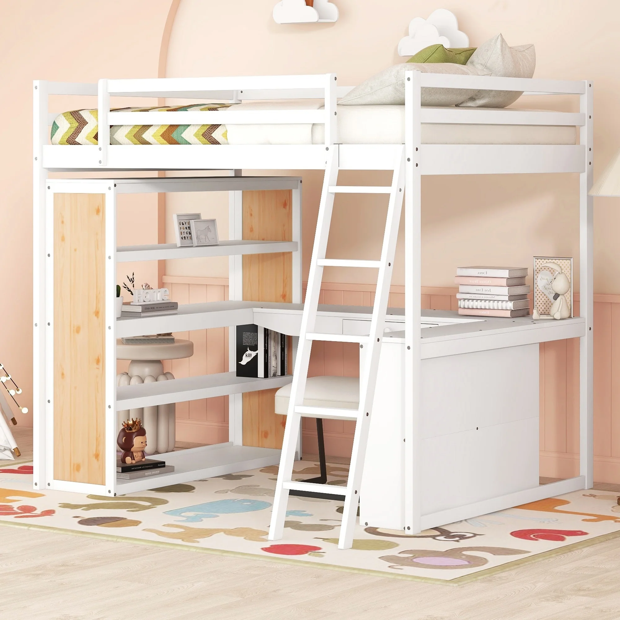 Loft Bed with Ladder