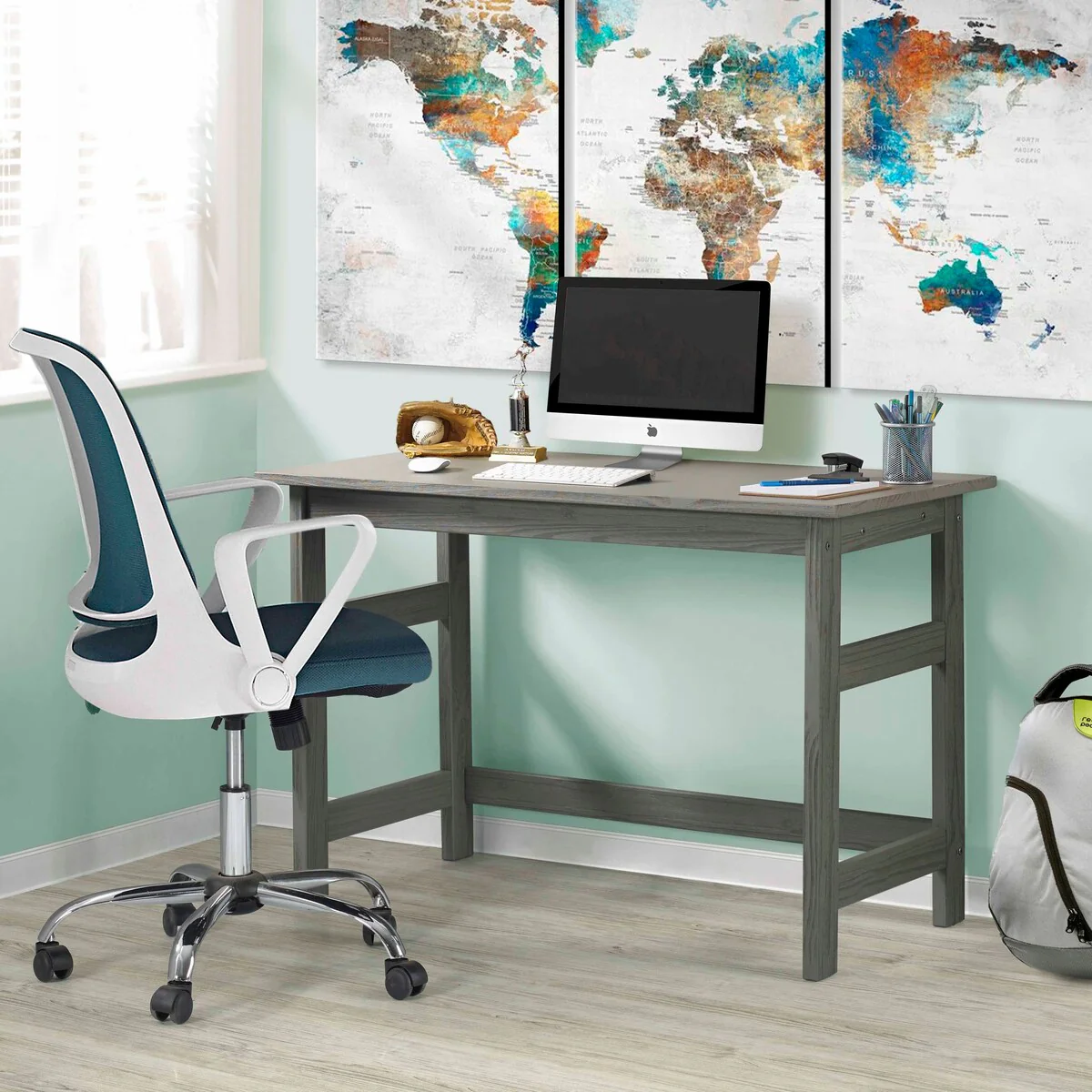 Emerson Solid Wood Home Office Desk