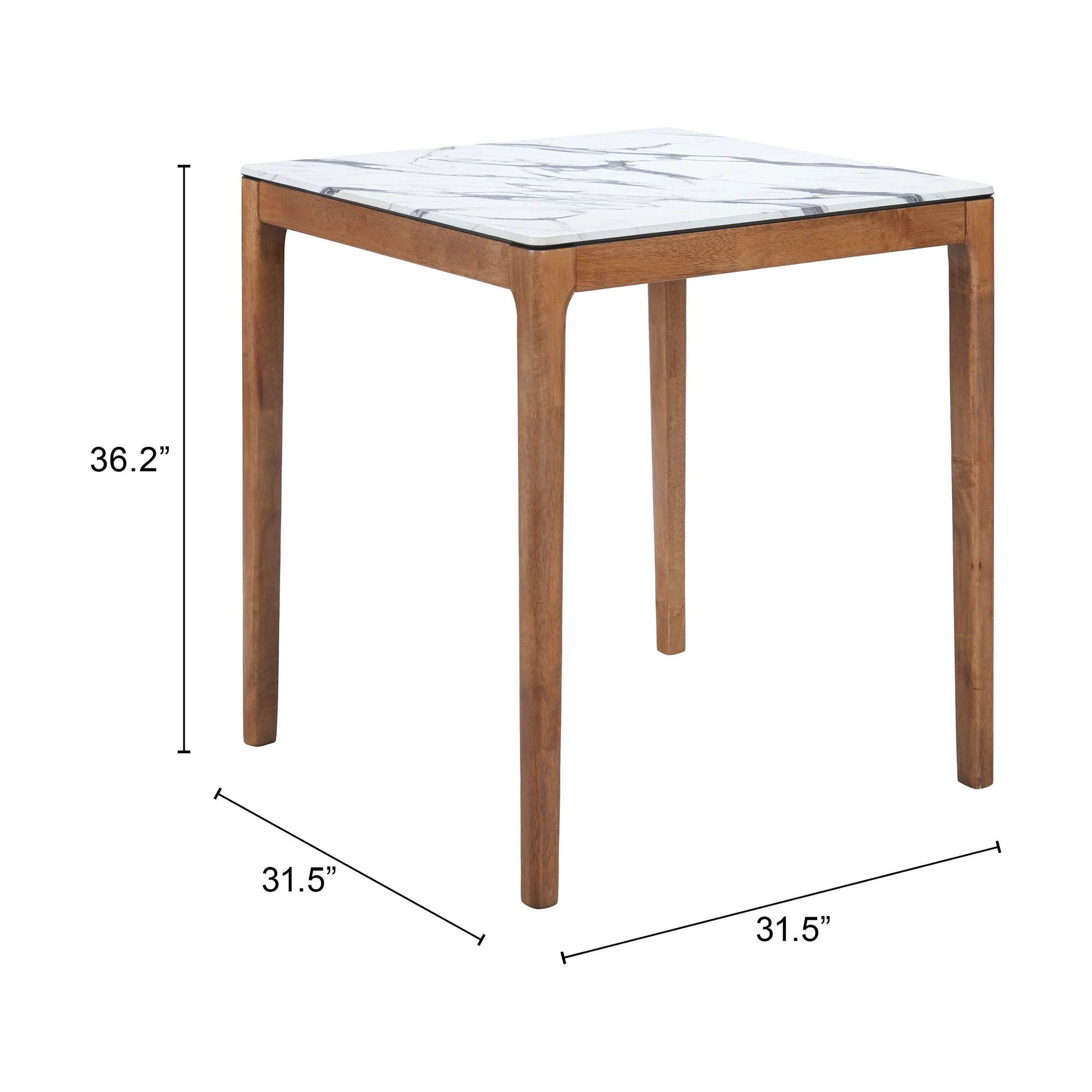 Eva Counter Table White