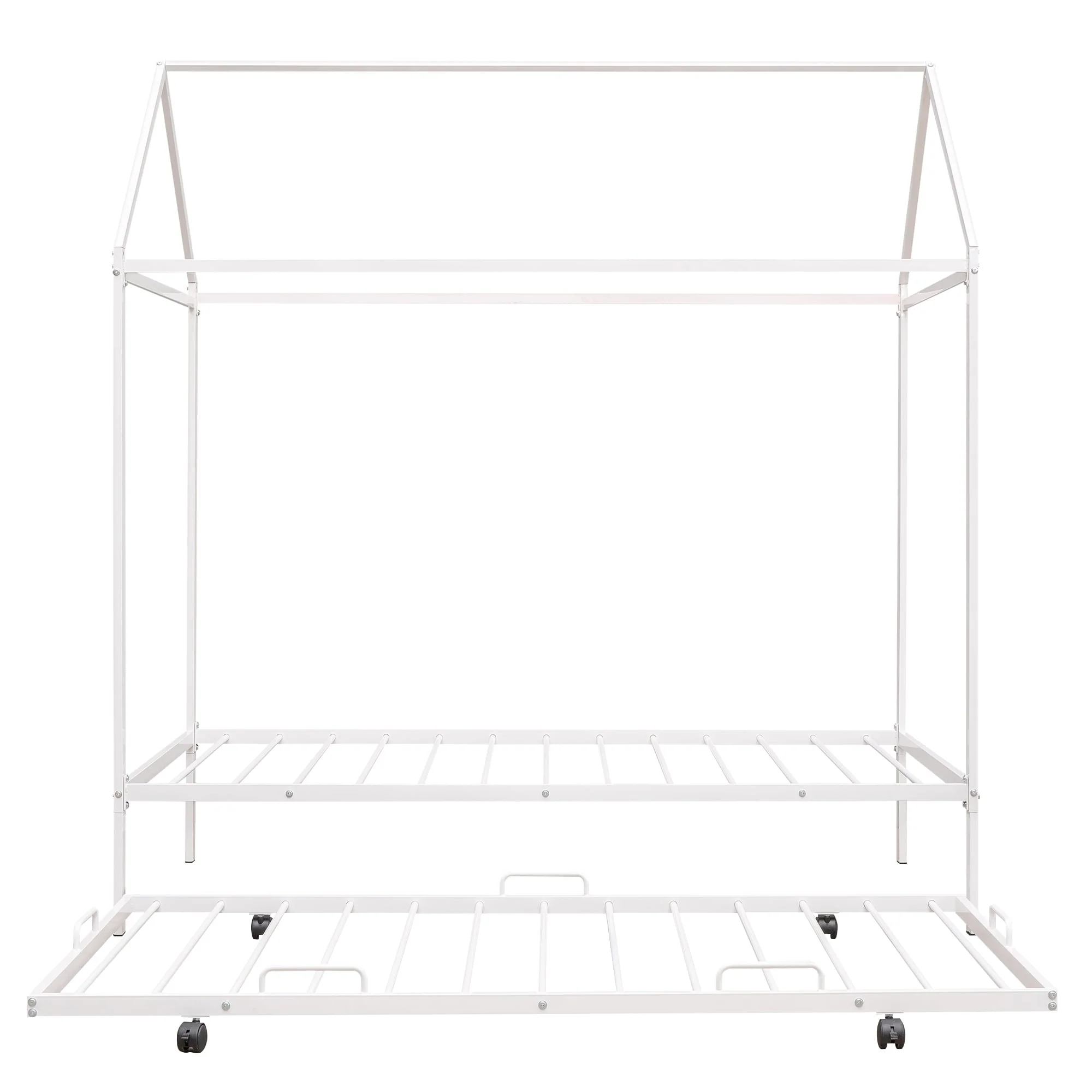 Kids House Bed With Trundle