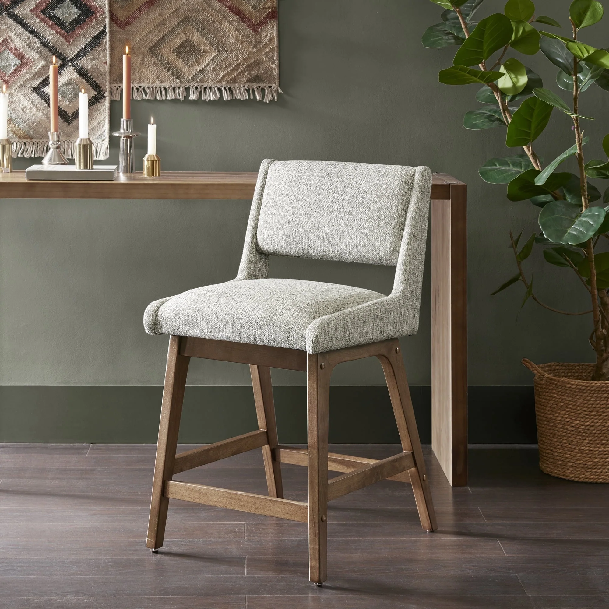 INK+IVY Boomerang Counter Stool