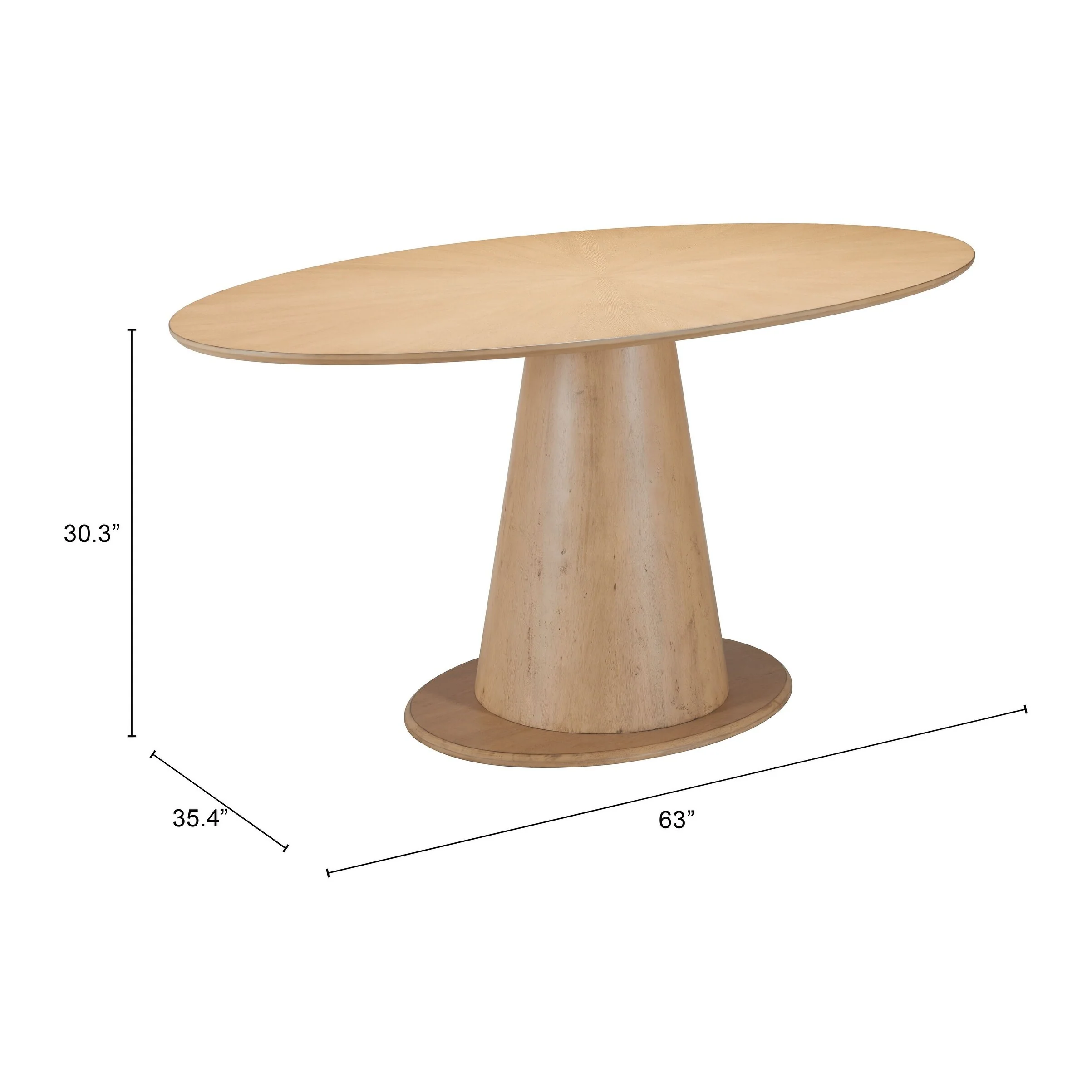 Disque Dining Table Natural