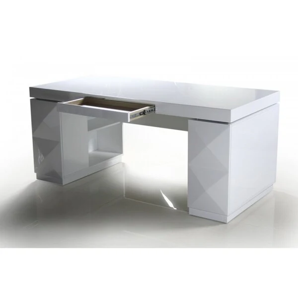 Versus Eva Vanity White Lacquer Modern Desk