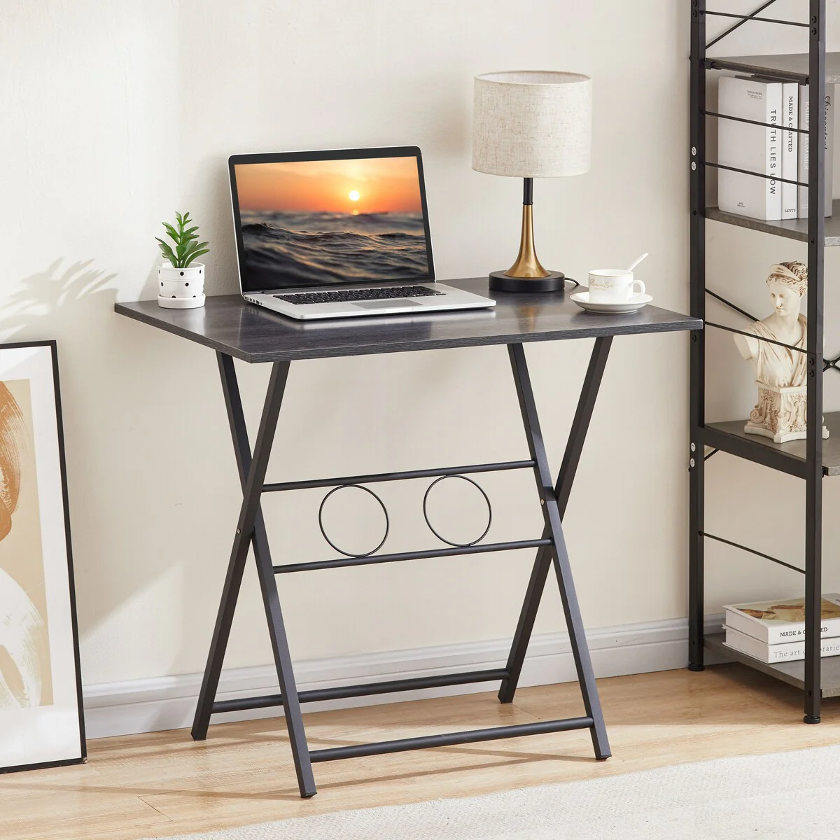 Folding office desk