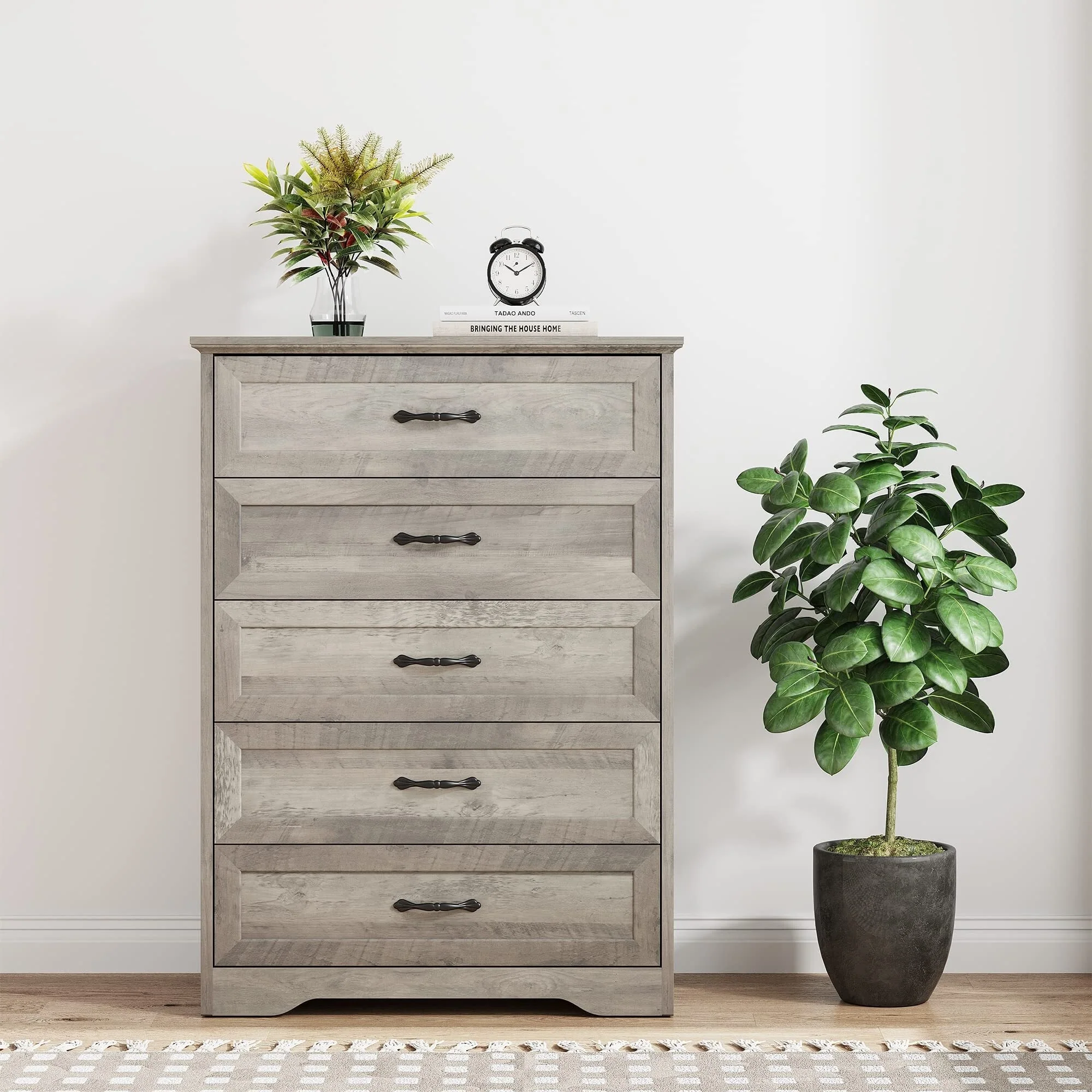 Dresser for Bedroom with 5 Drawers