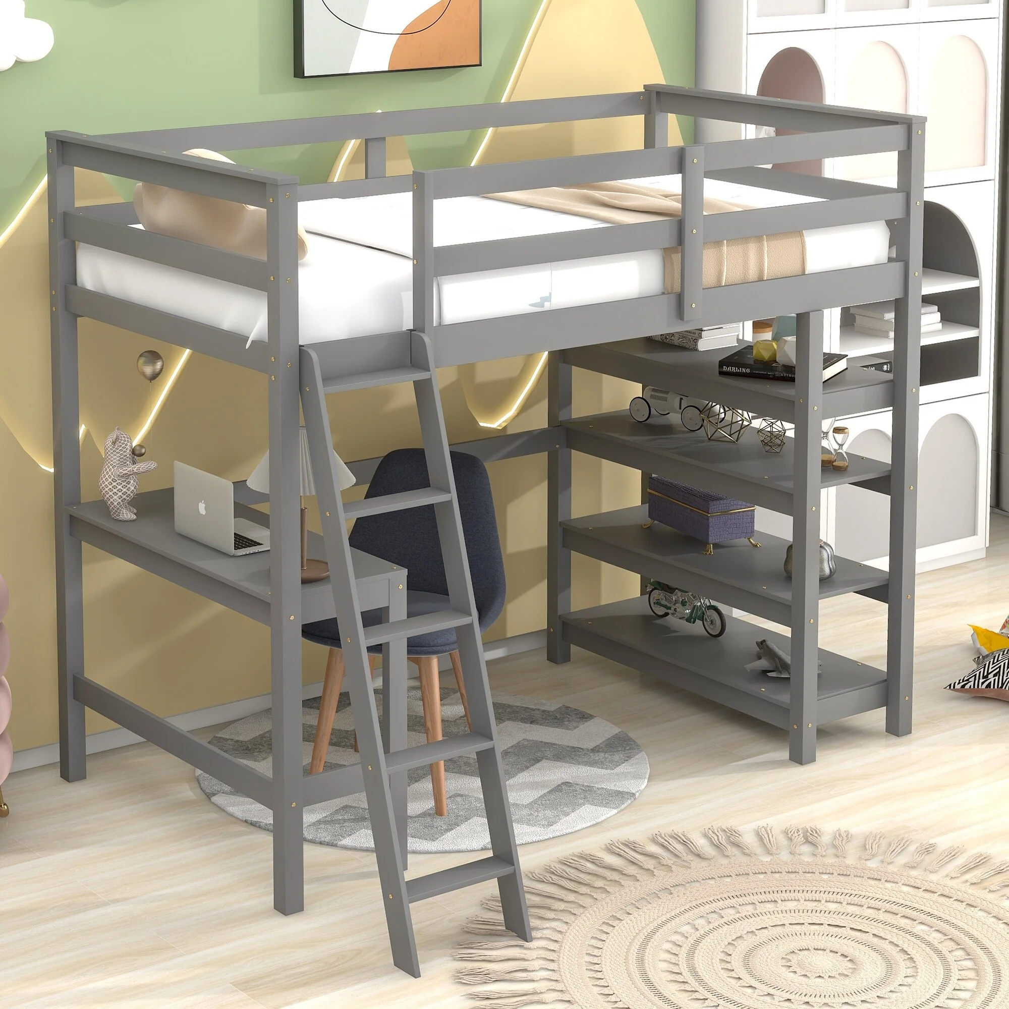 Loft Bed with desk