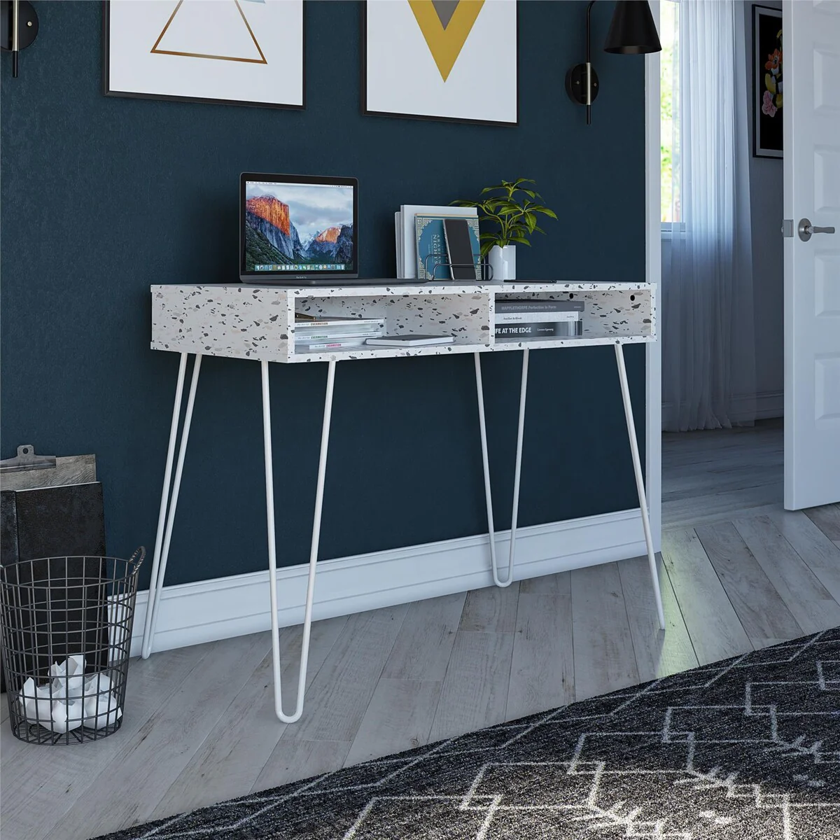 Athena Computer Desk with Storage