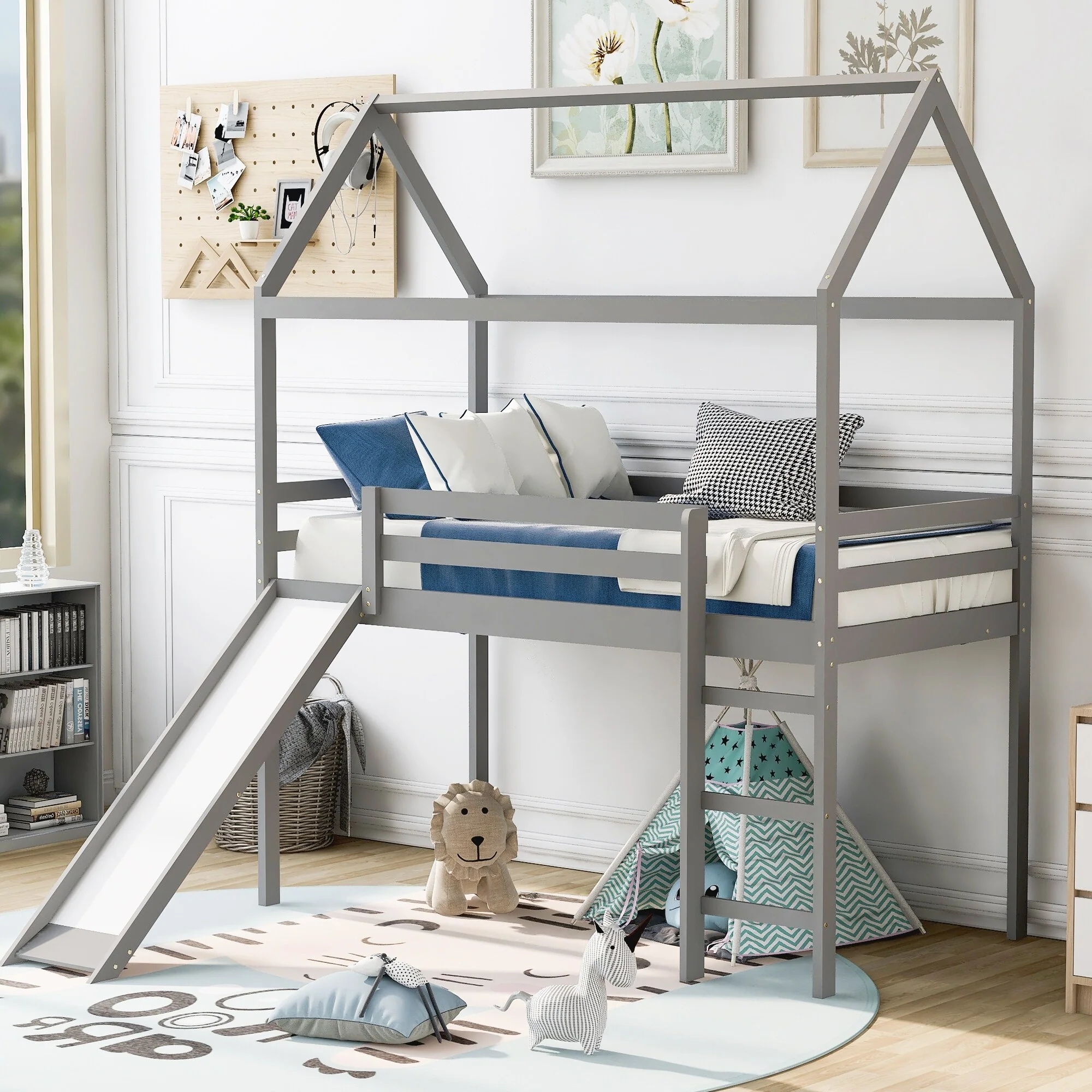 Loft Bed with Slide