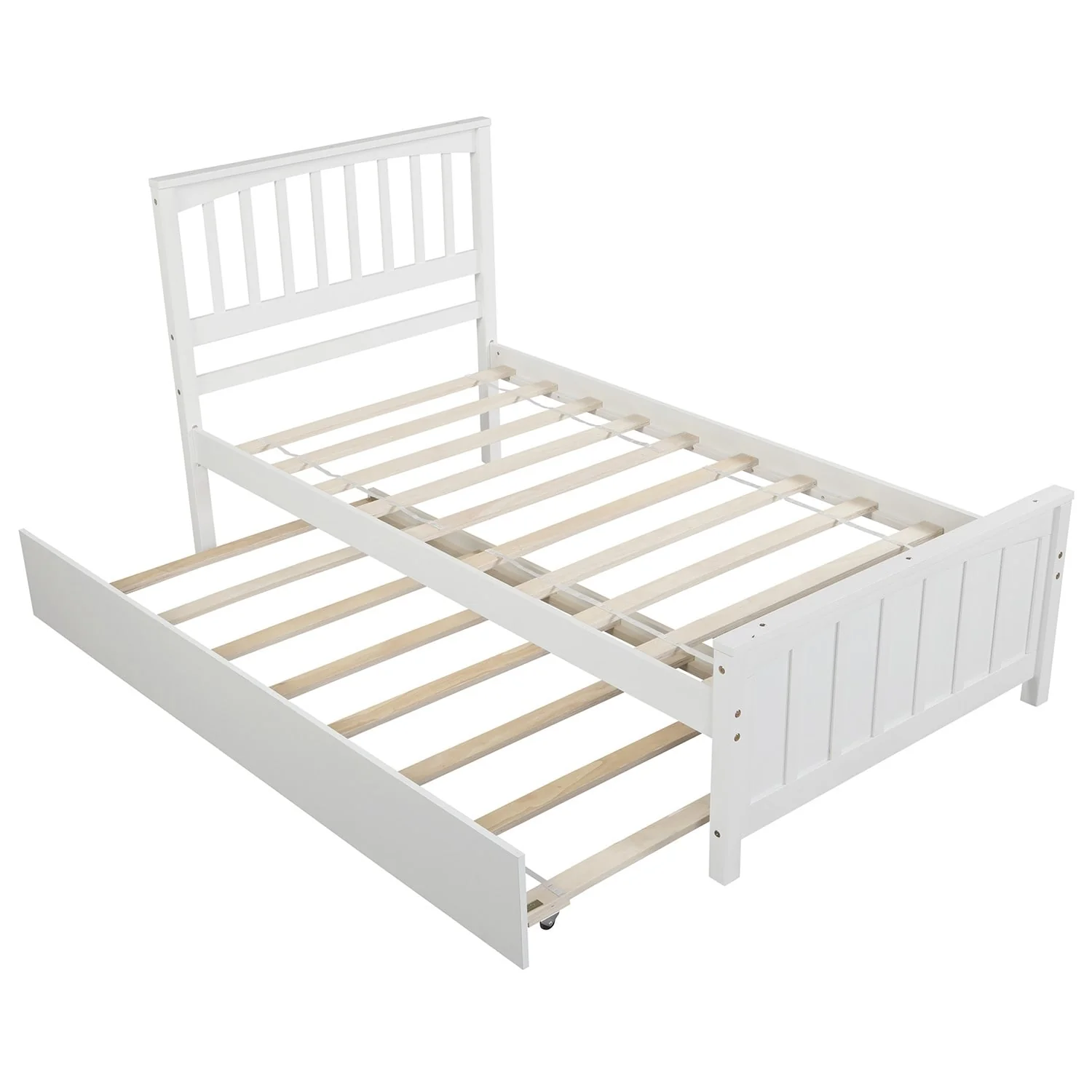 Platform Bed with Trundle