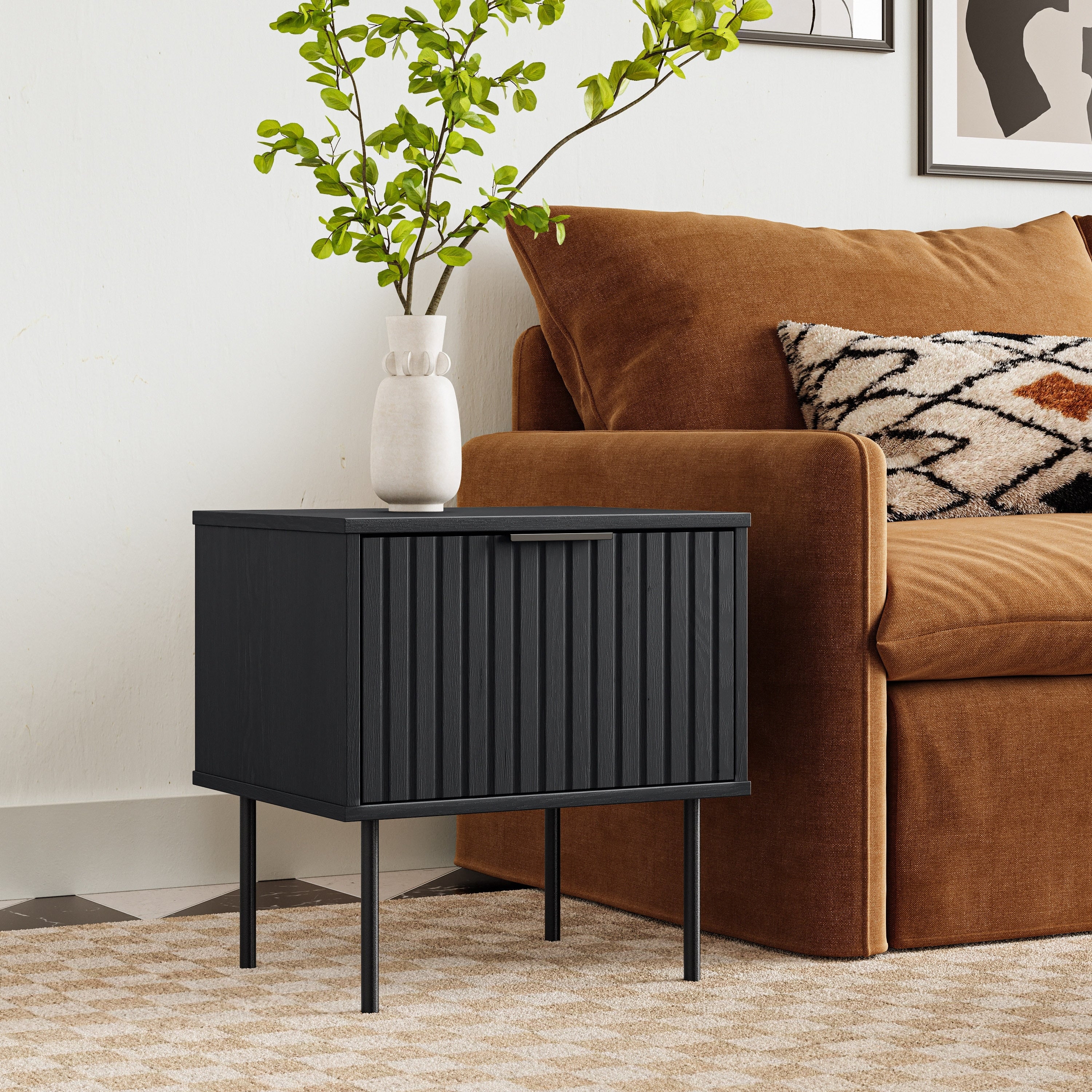 Lysander Fluted Side Table
