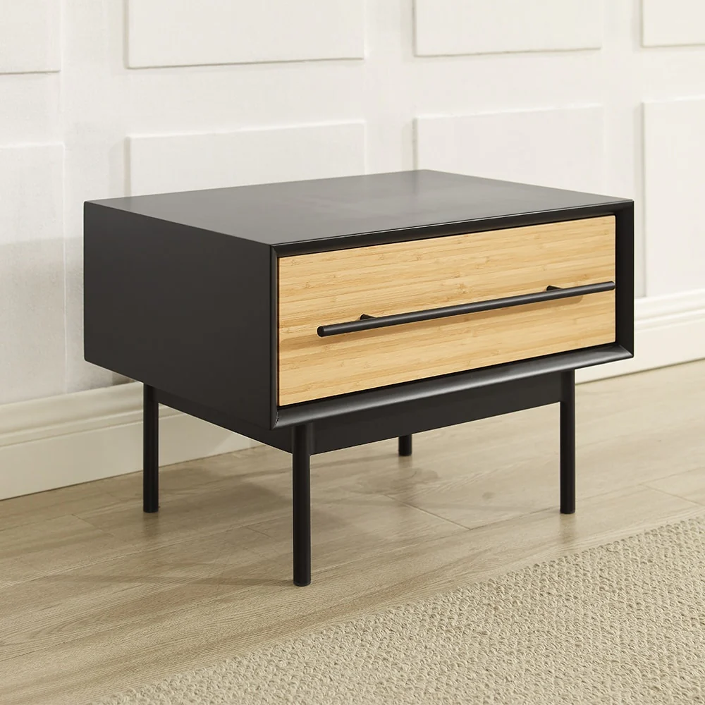 Spencer 1 Drawer Nightstand, Sand