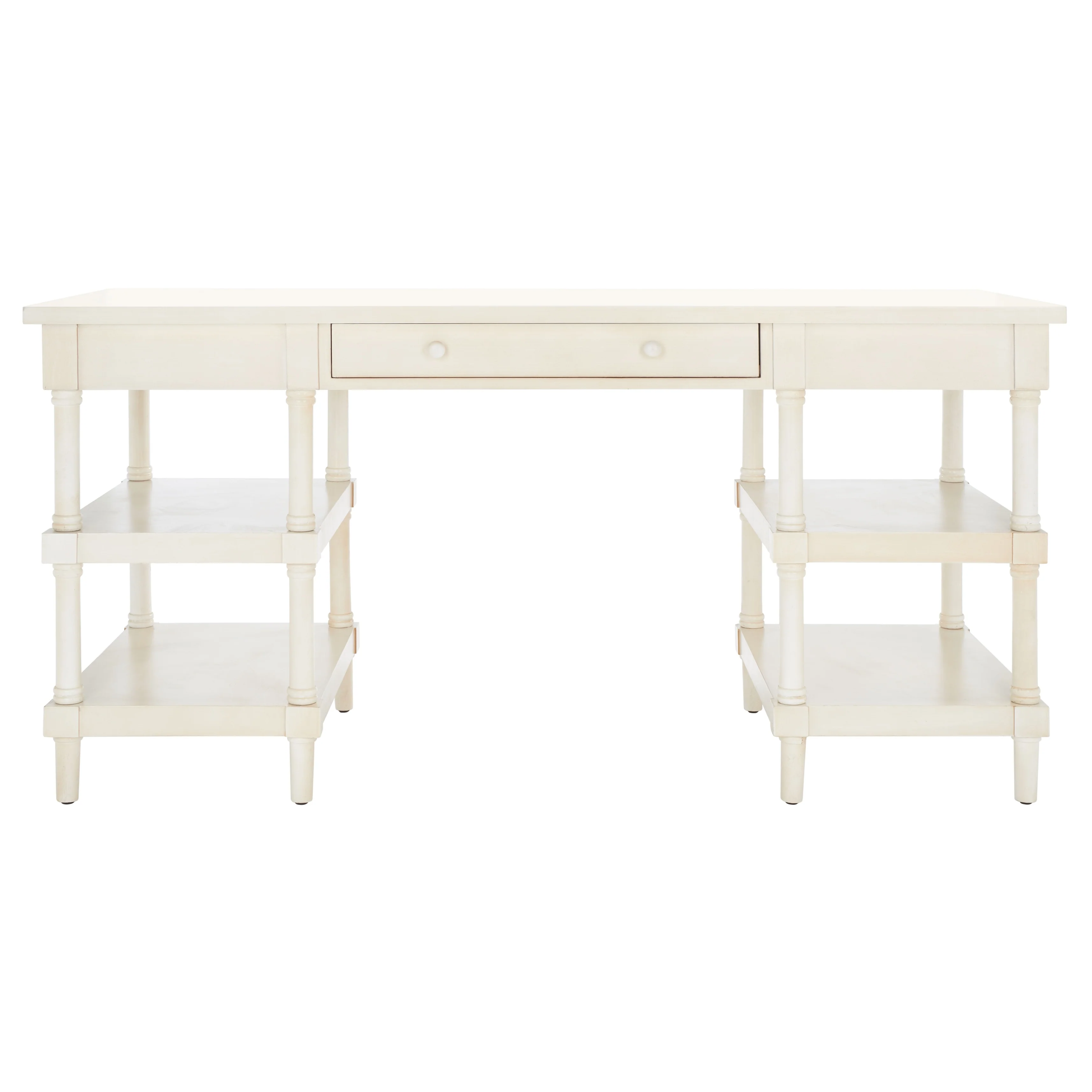 SAFAVIEH Lidie White Wash Desk.