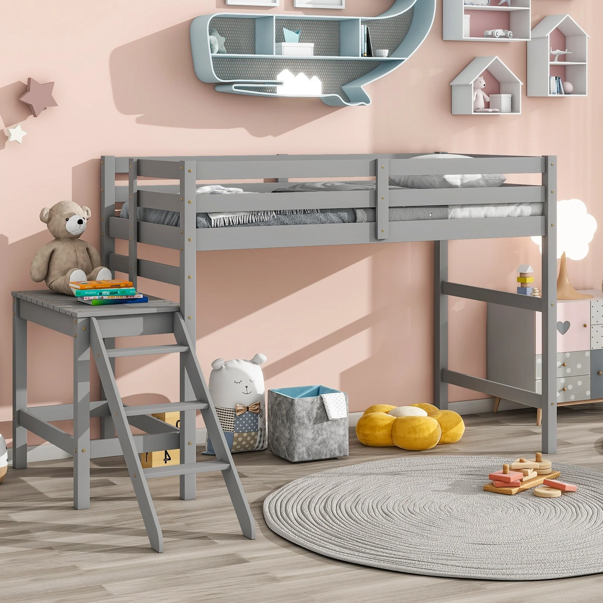 Loft Bed with Platform