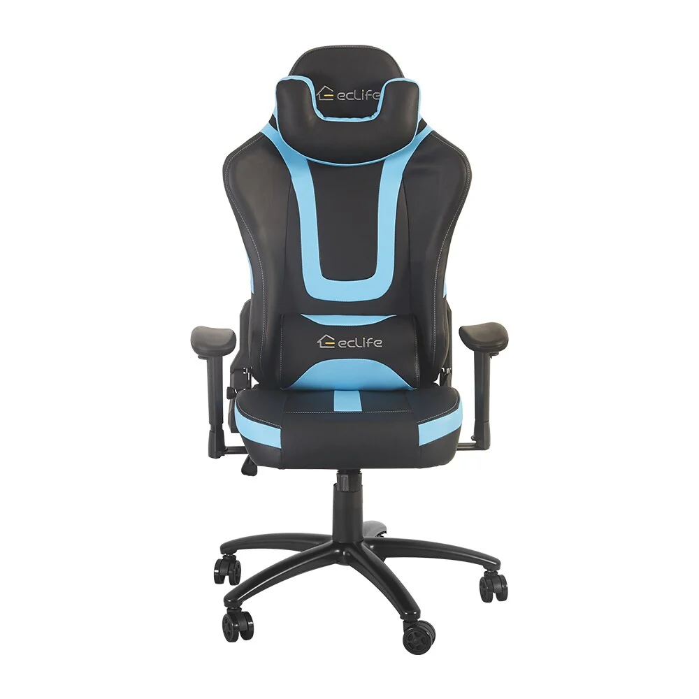 Massage Gaming Chair, Blue