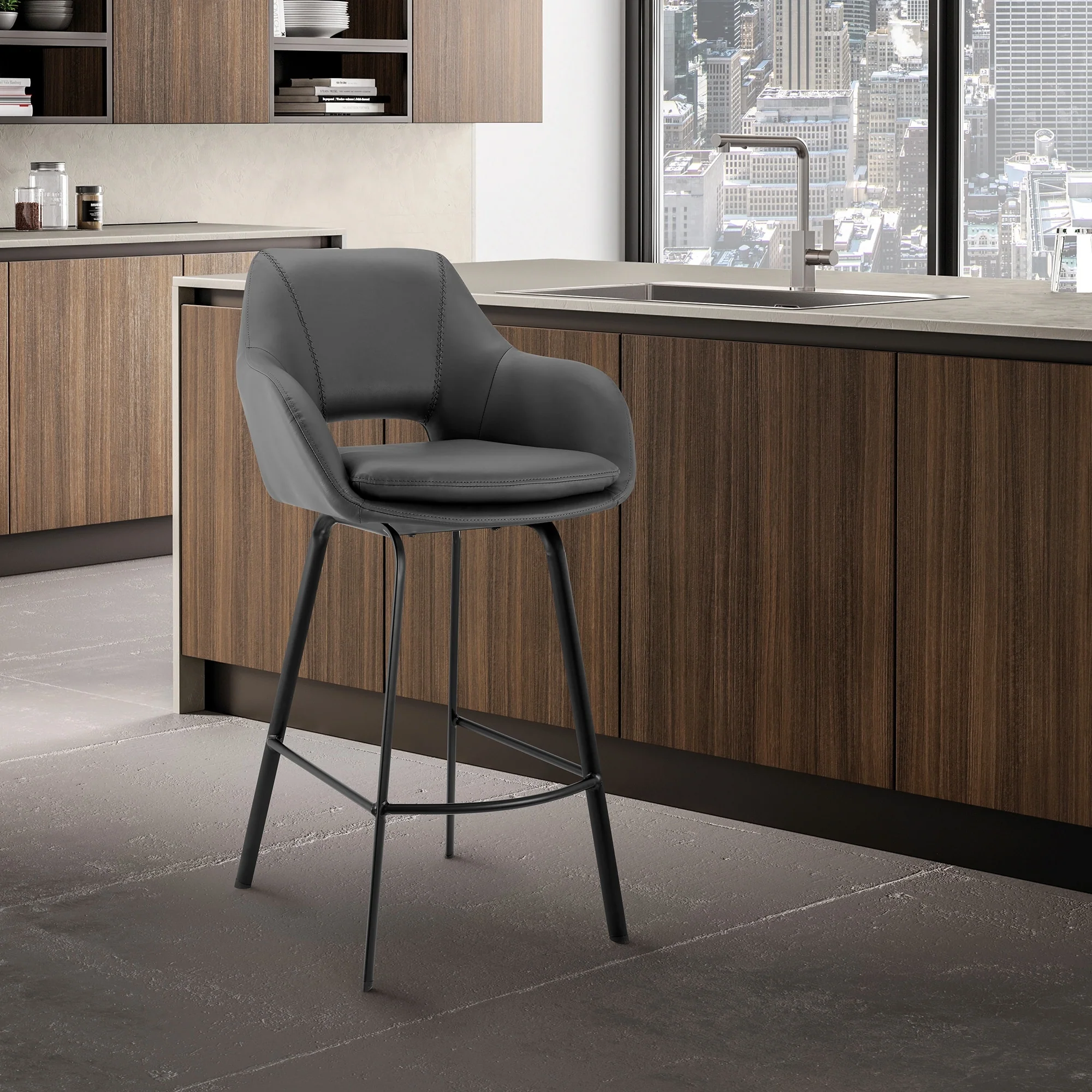Aura Swivel Bar/Counter Stool