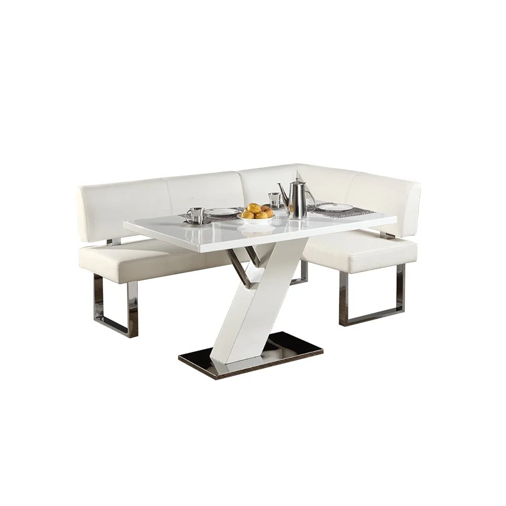 Somette Leah White Nook Set (Set of 2)